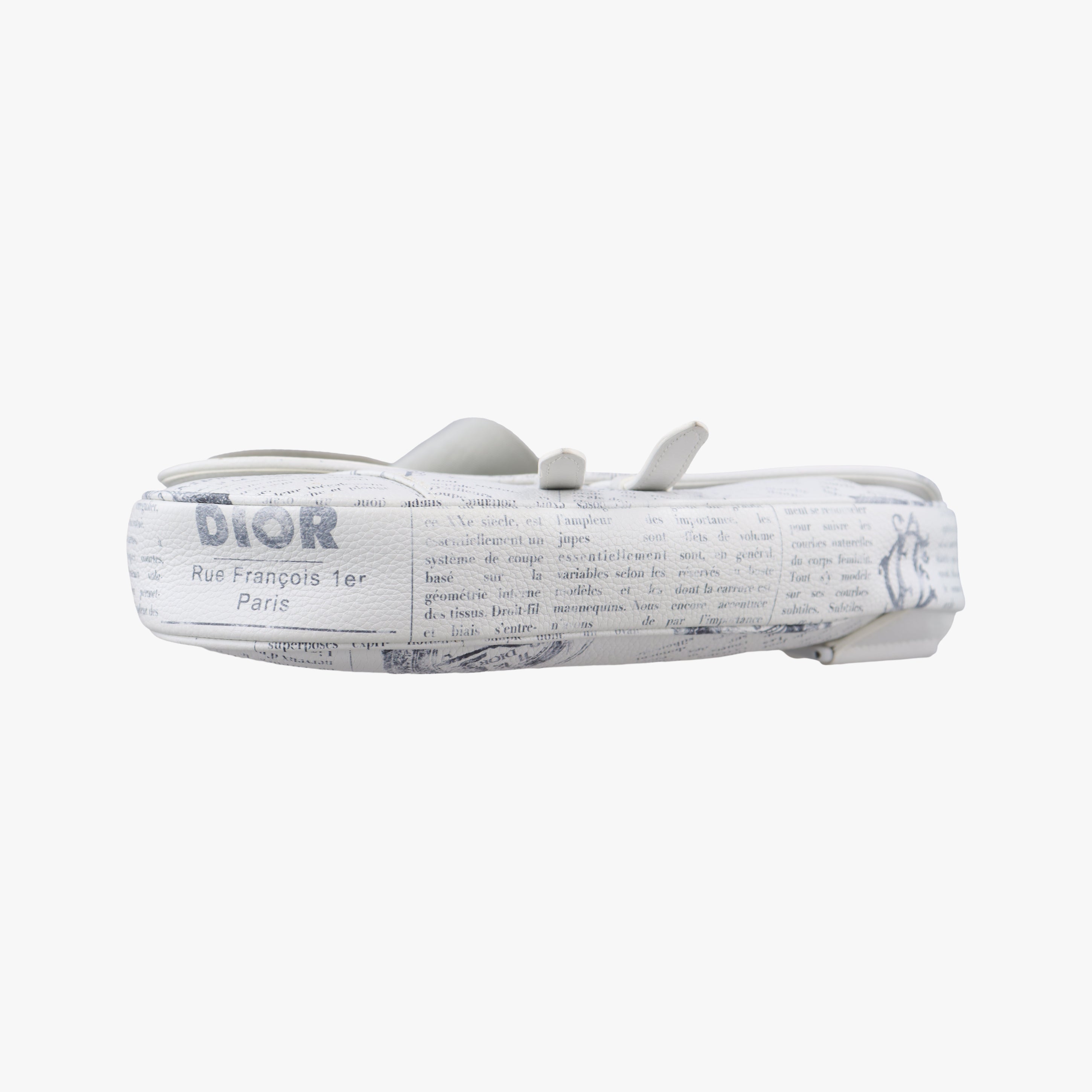 Saddle White Leather 06-BO-1119サドル ホワイト レザー 06-BO-1119