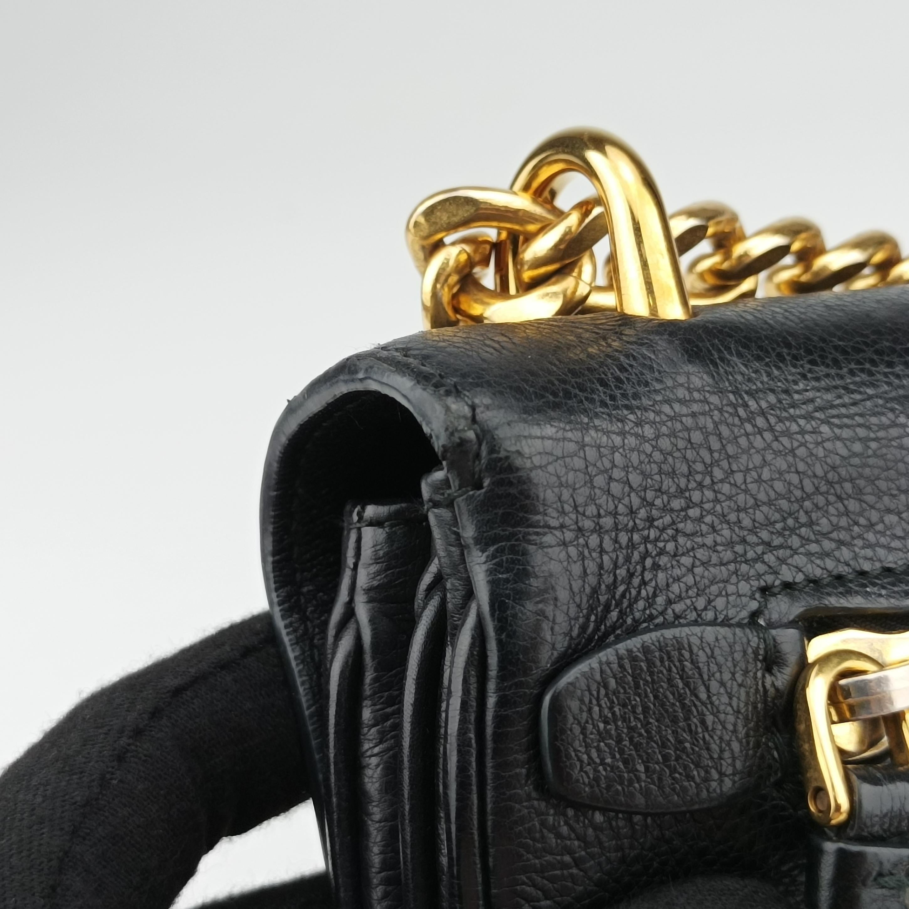 Robot Flap Black×Multicolour Leather 1BD055 117 Gロボットフラップ ブラック×マルチカラー レザー 1BD055 117 G