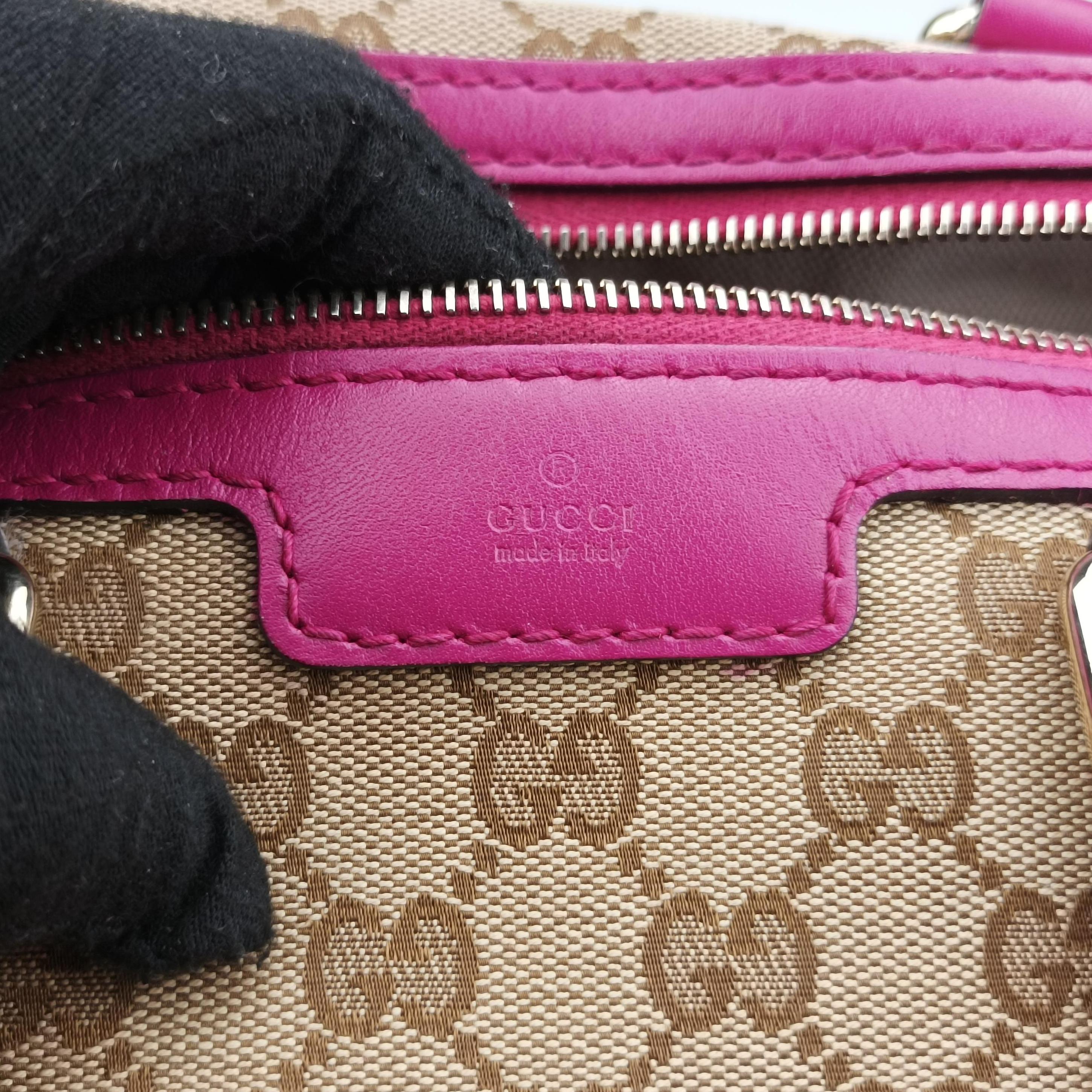 Sherry Line beige×rose canvas×leather 247205 D015384352シェリーライン ベージュ×ローズ キャンバス×レザー 247205 D015384352