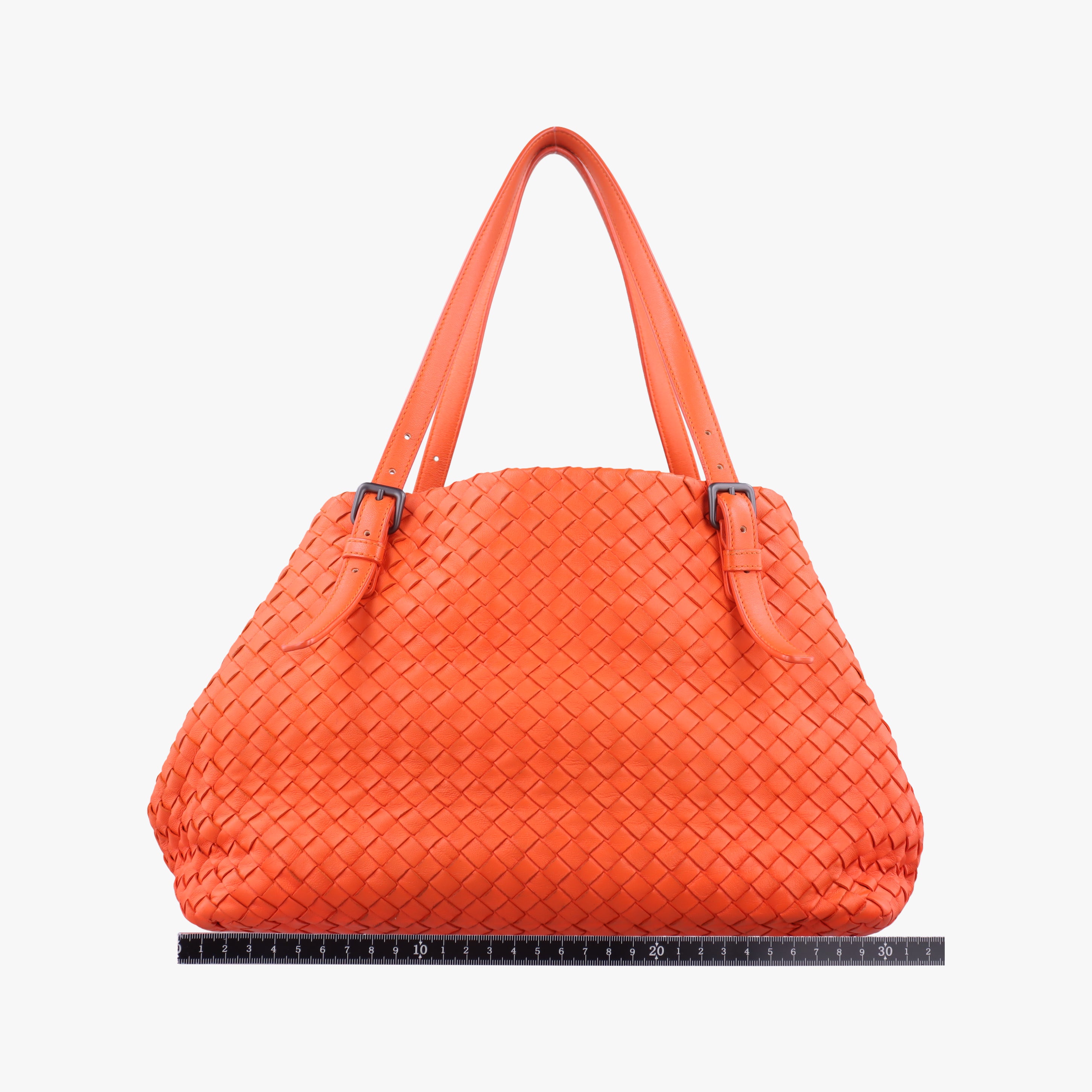 Cesta Intrecciato Orange lambskin B02407623Pセスタ イントレチャート オレンジ ラムスキン B02407623P
