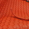 Cesta Intrecciato Orange lambskin B02407623Pセスタ イントレチャート オレンジ ラムスキン B02407623P