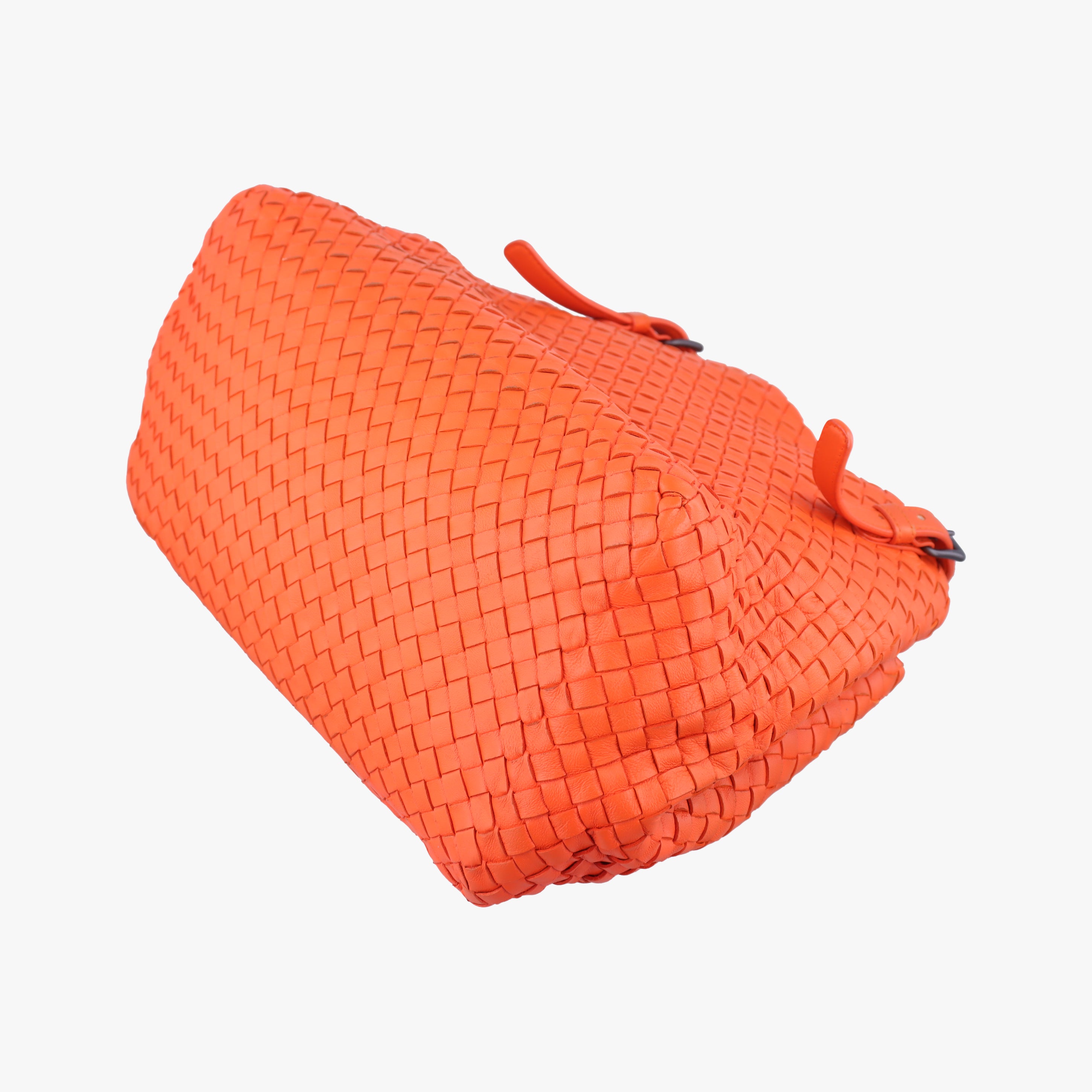 Cesta Intrecciato Orange lambskin B02407623Pセスタ イントレチャート オレンジ ラムスキン B02407623P
