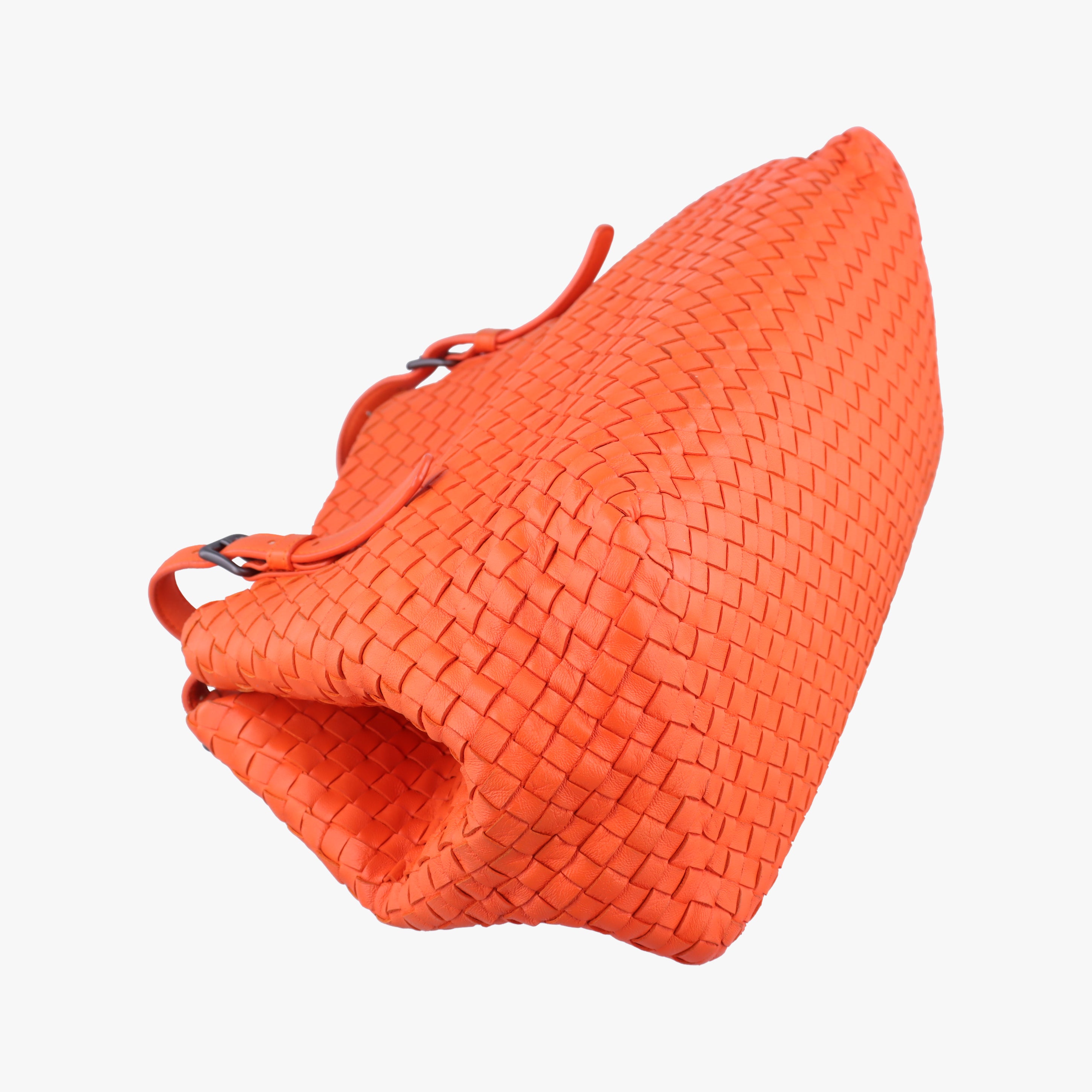 Cesta Intrecciato Orange lambskin B02407623Pセスタ イントレチャート オレンジ ラムスキン B02407623P