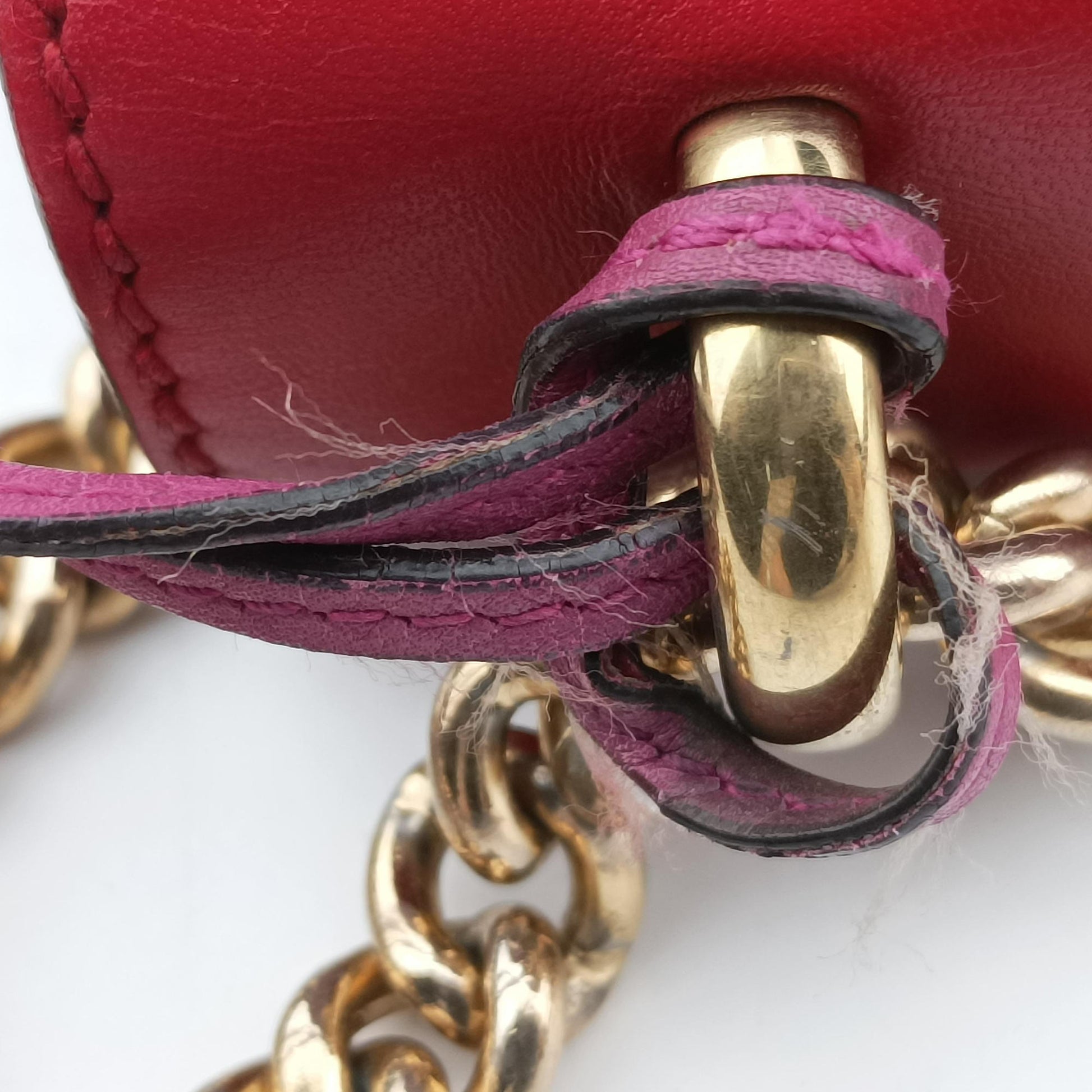 Padlock Rose×red Leather 409486 C019598319パドロック ローズ レッド×レッド レザー 409486 C019598319