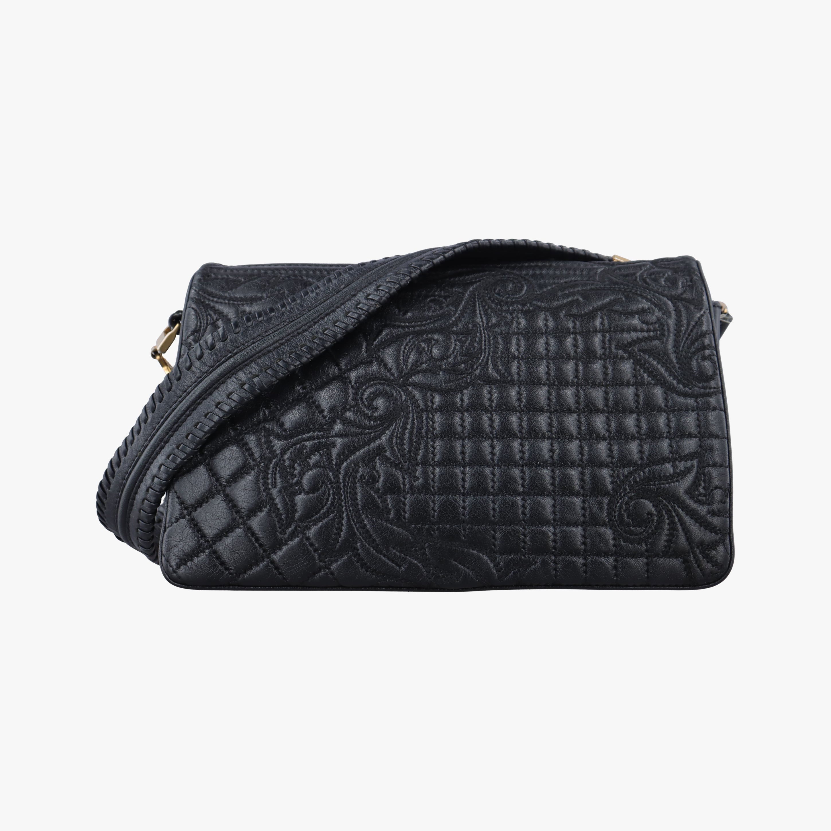 Vanitas quilted baroque Black Leather ヴァニタス キルティング バロック ブラック レザー 