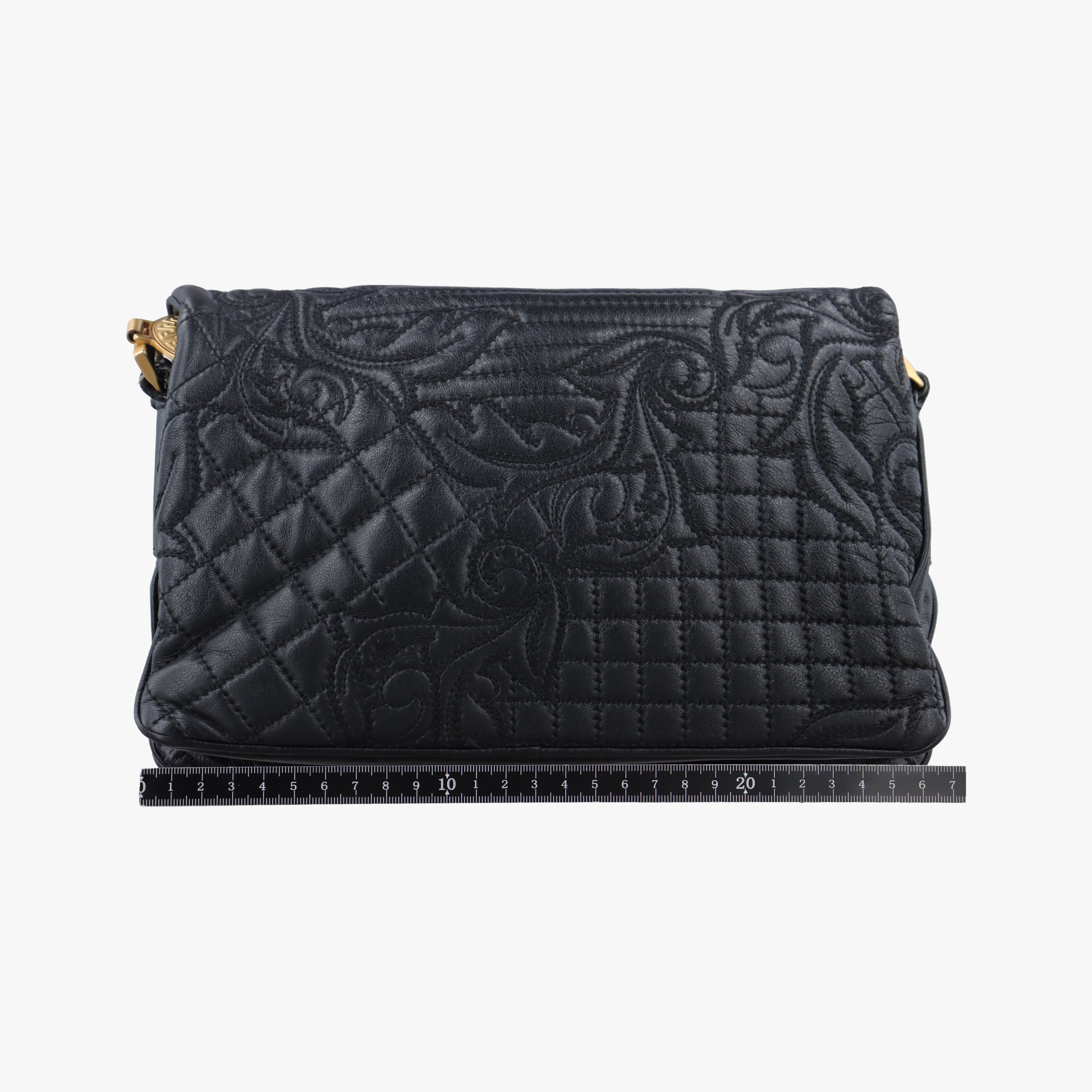Vanitas quilted baroque Black Leather ヴァニタス キルティング バロック ブラック レザー 