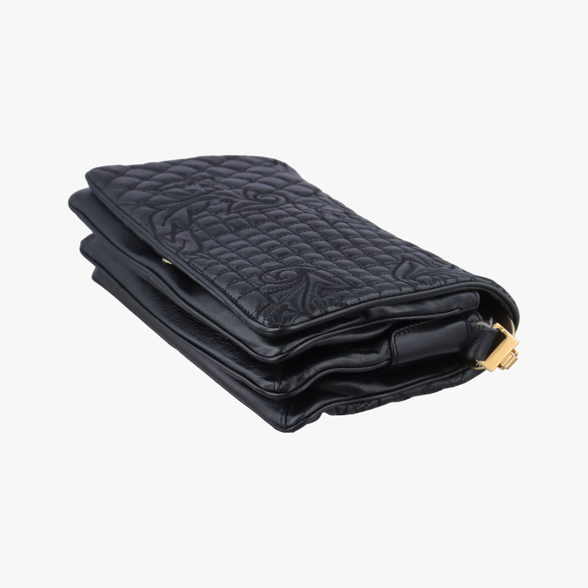 Vanitas quilted baroque Black Leather ヴァニタス キルティング バロック ブラック レザー 