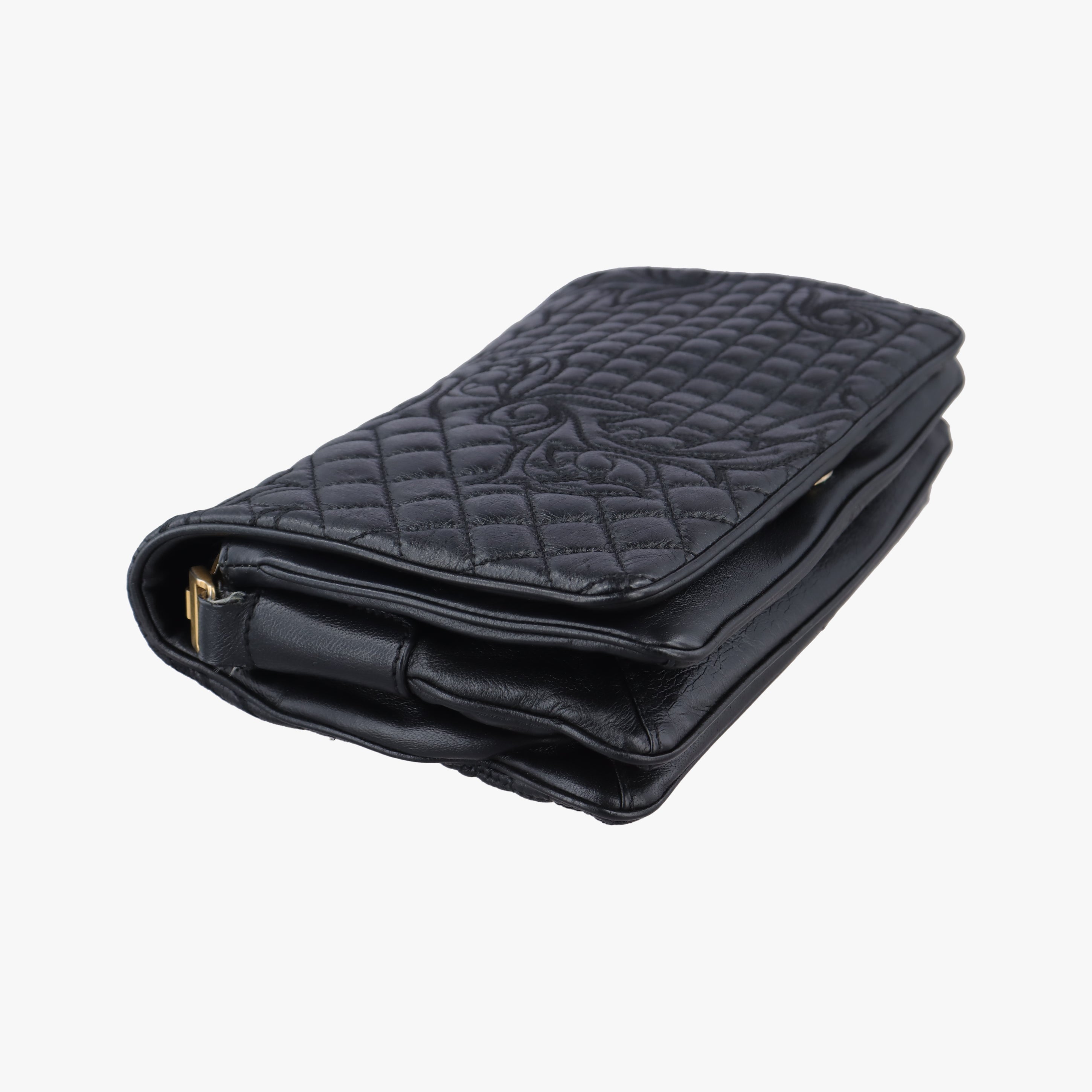 Vanitas quilted baroque Black Leather ヴァニタス キルティング バロック ブラック レザー 