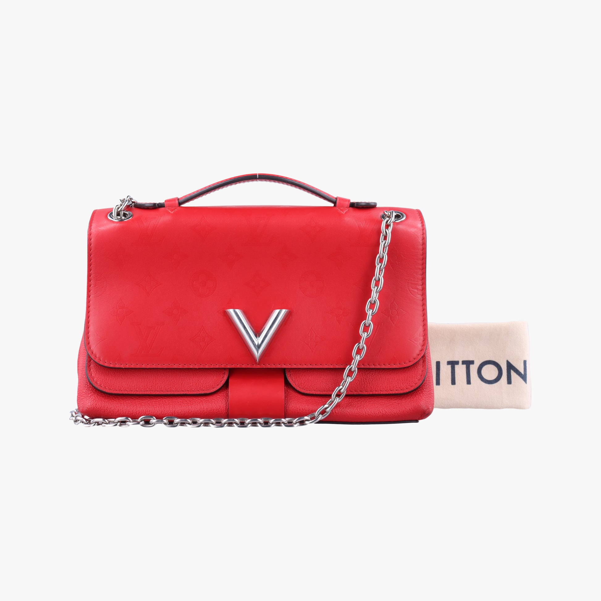 Very Chain Bag Ruby leather M44285 FO1138ヴェリーチェーンバッグ ルビー レザー M44285 FO1138