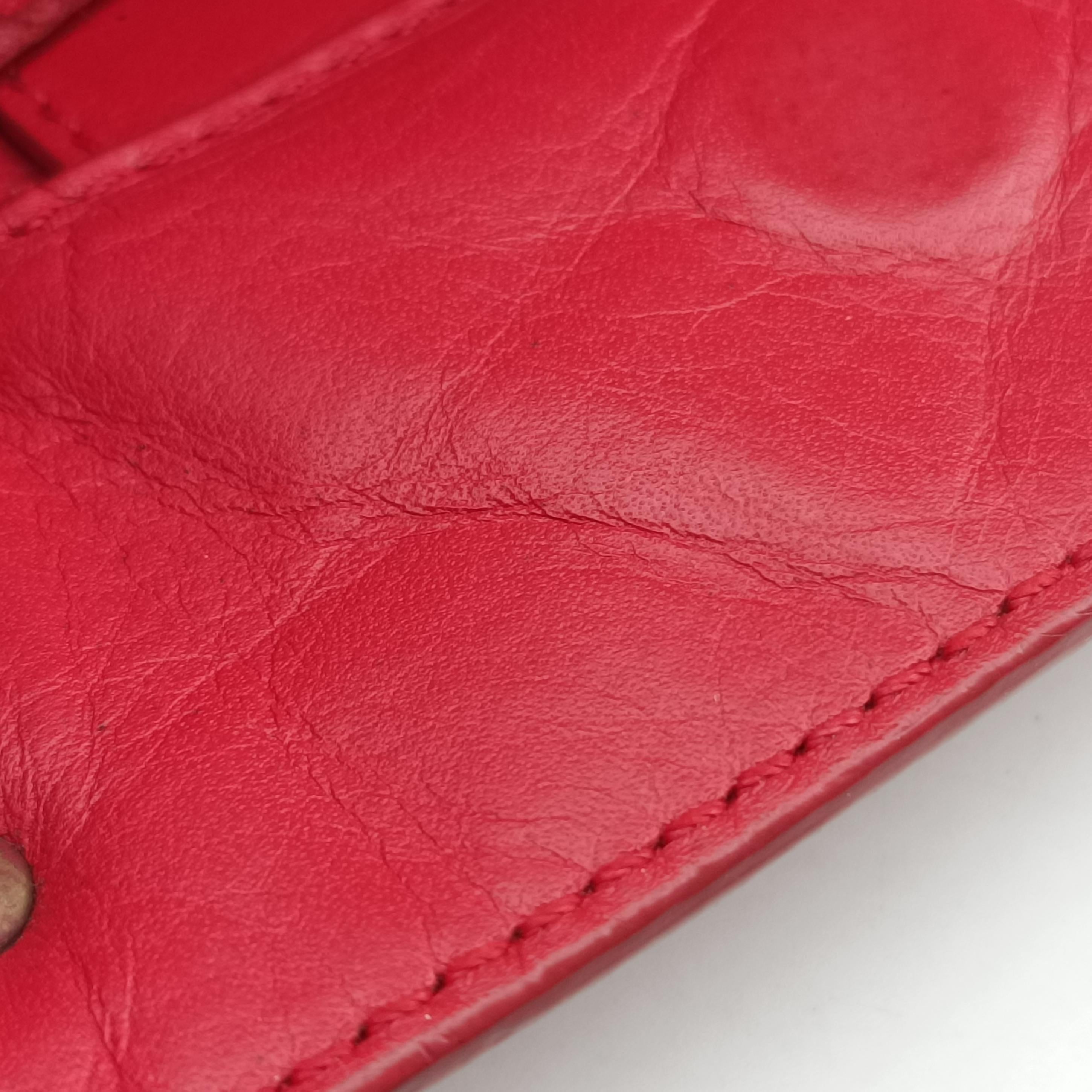 Paper Zip Around Red Leather 370926 305572.9500.K 515859ペーパー ジップアラウンド レッド レザー 370926 305572.9500.K 515859