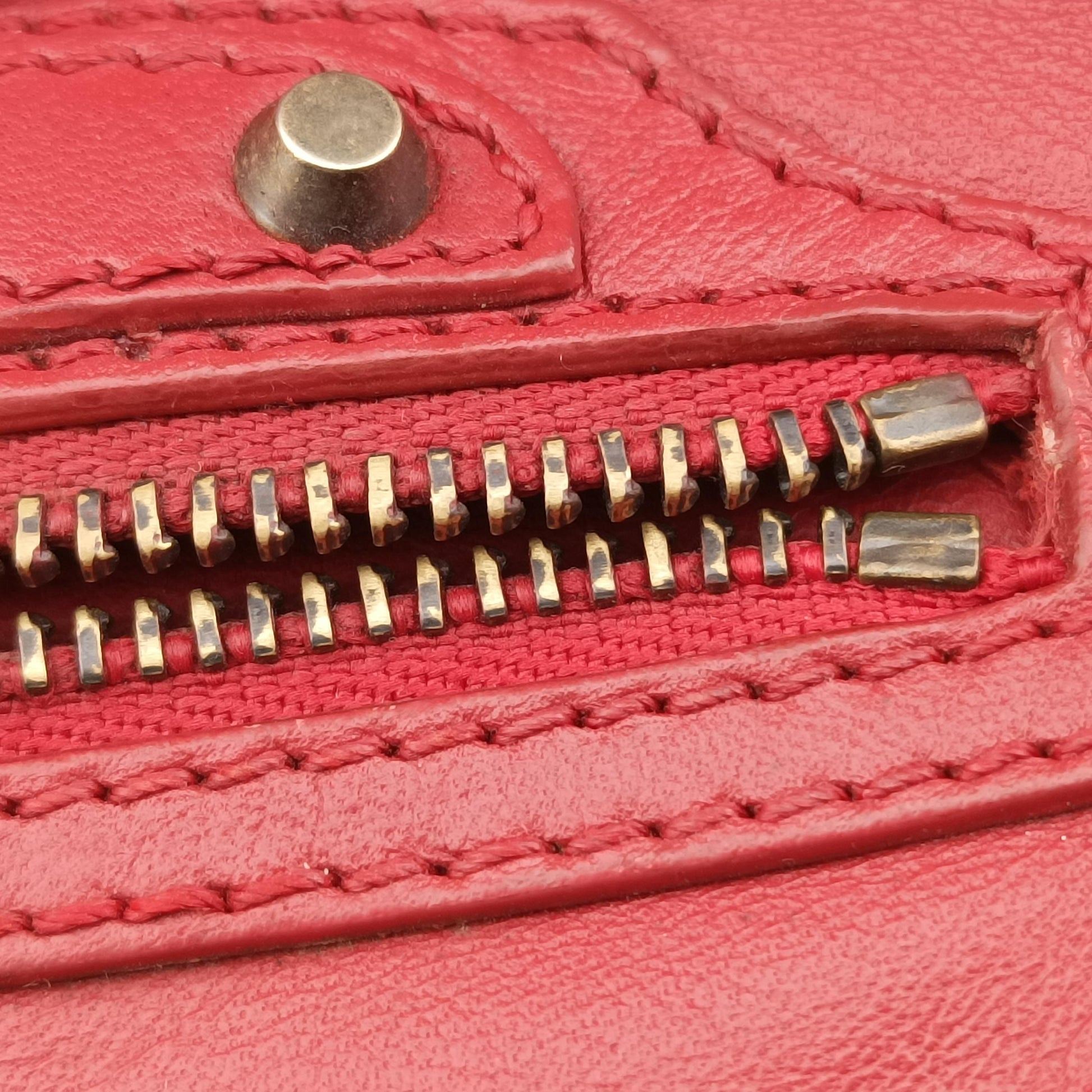 Paper Zip Around Red Leather 370926 305572.9500.K 515859ペーパー ジップアラウンド レッド レザー 370926 305572.9500.K 515859