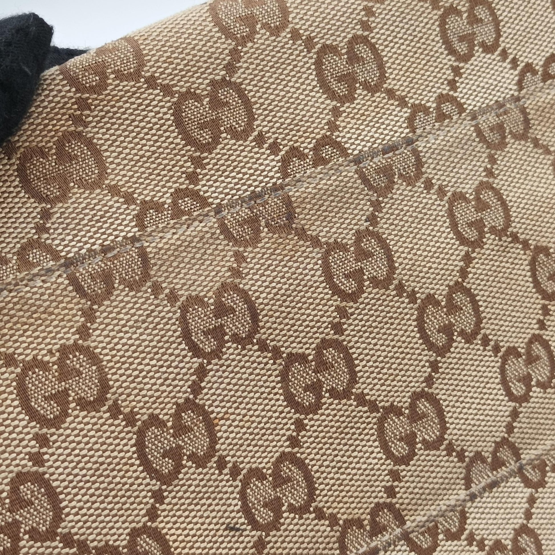 Sukey Brown canvas×leather 211944 G010474312スーキー ブラウン キャンバス×レザー 211944 G010474312