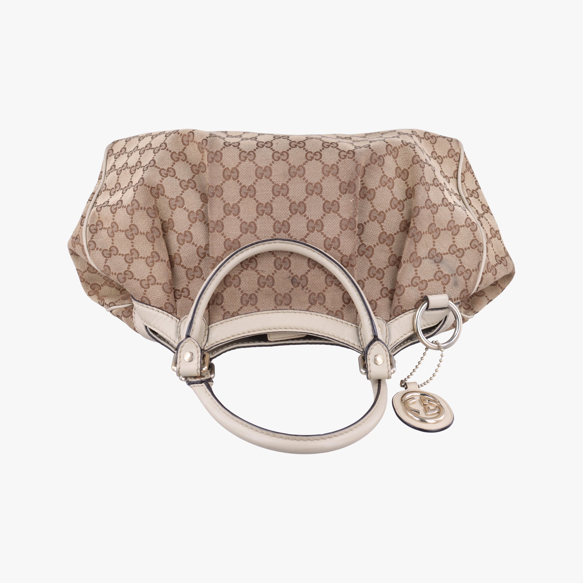 Sukey Brown canvas×leather 211944 G010474312スーキー ブラウン キャンバス×レザー 211944 G010474312