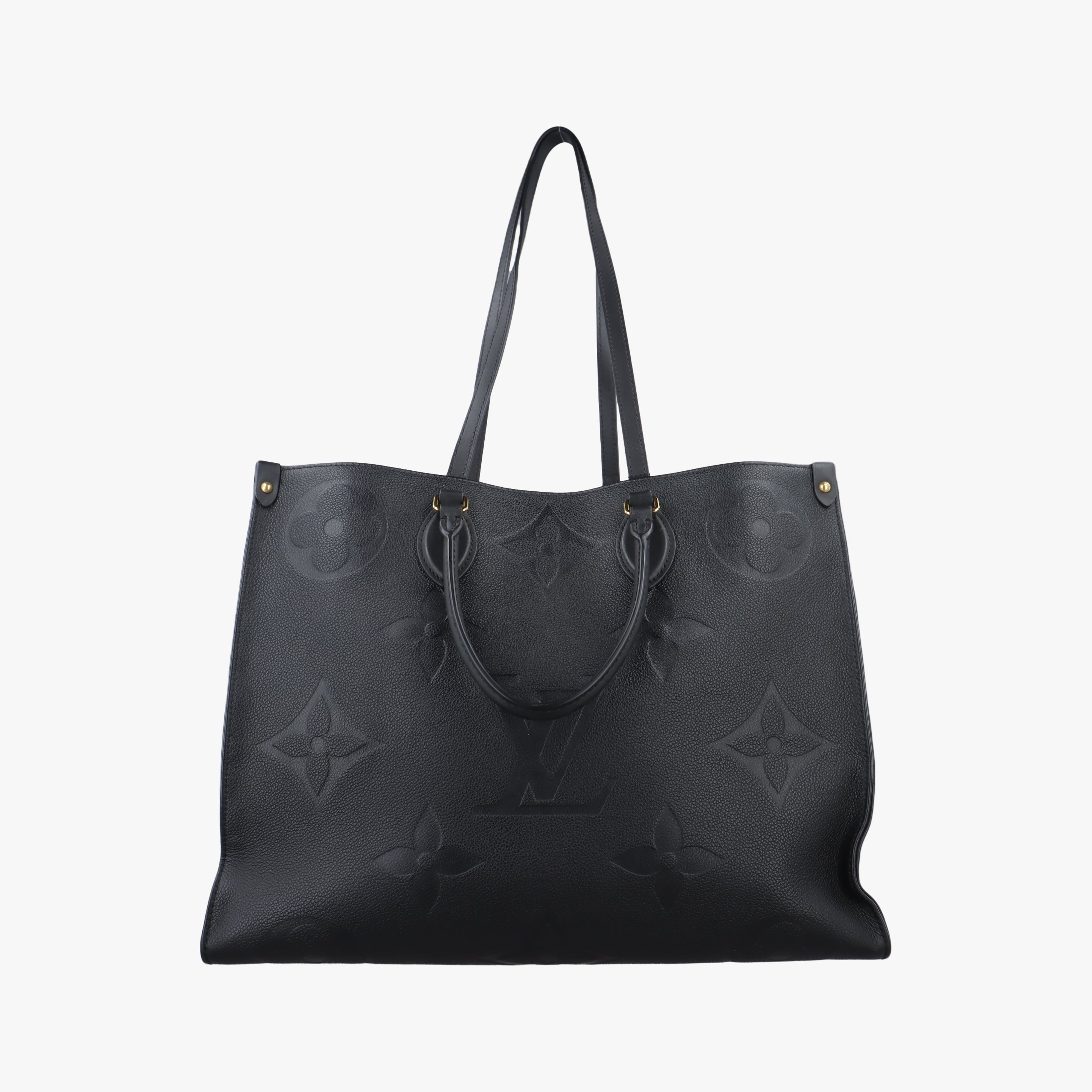 OnTheGo GM Noir Monogram Empreinte Giant M44925 DU1220 IC ChipオンザゴーGM ノワール モノグラム アンプラント M44925 DU1220 ICチップ