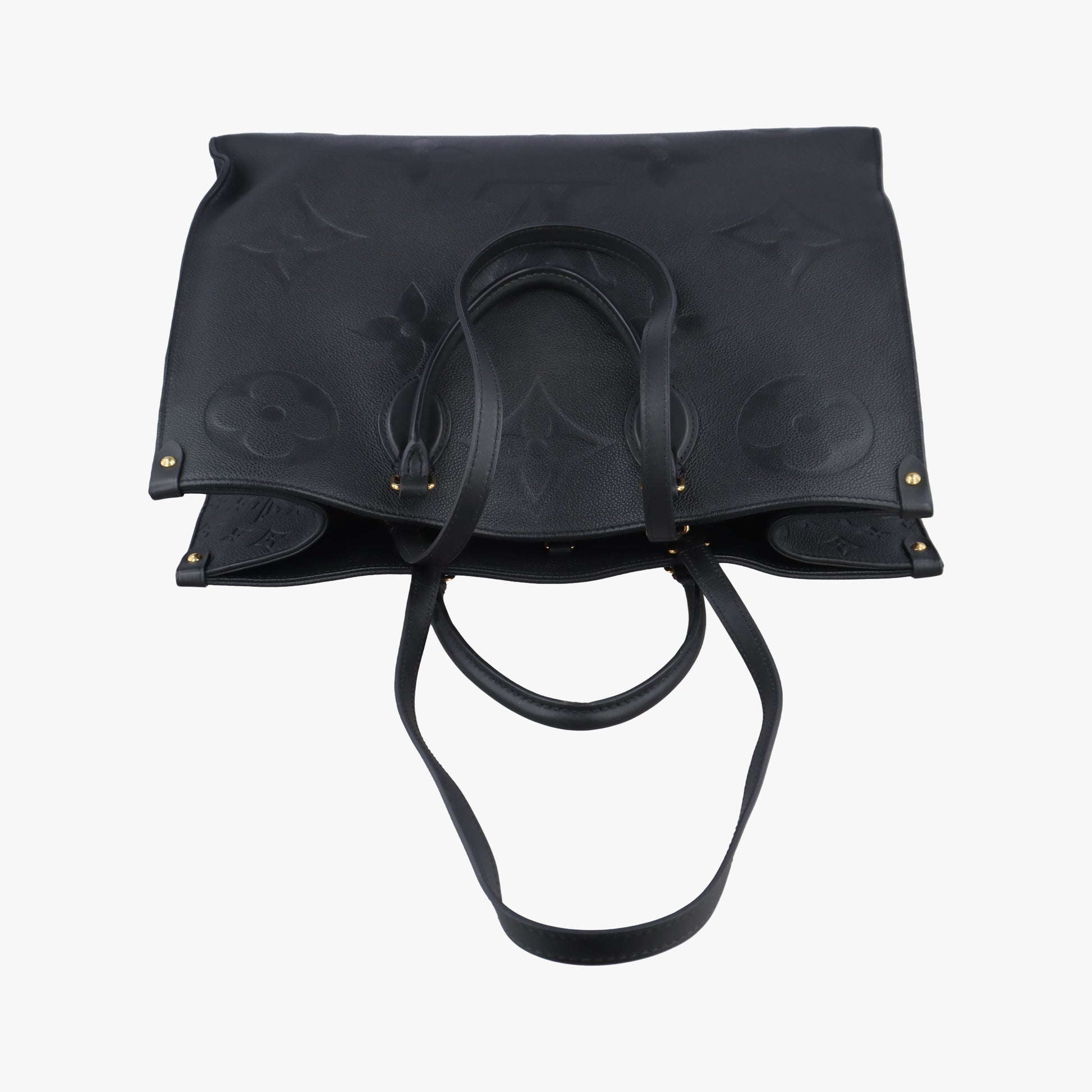 OnTheGo GM Noir Monogram Empreinte Giant M44925 DU1220 IC ChipオンザゴーGM ノワール モノグラム アンプラント M44925 DU1220 ICチップ