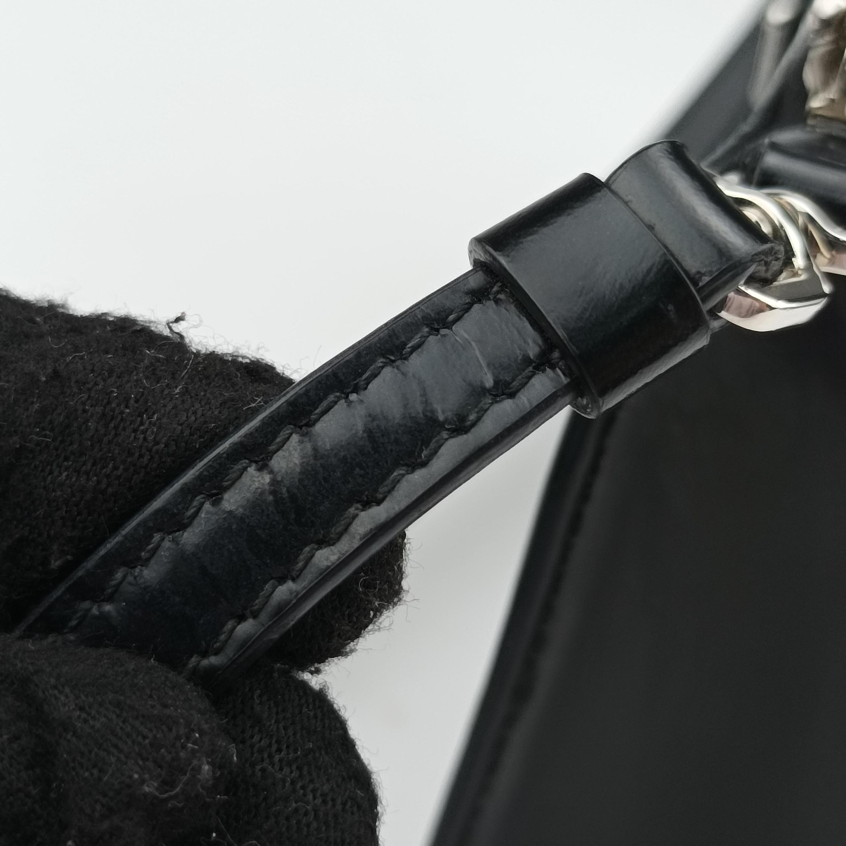 Triangle Logo Black leather 1BC155 31/7トライアングルロゴ ブラック レザー 1BC155 31/7