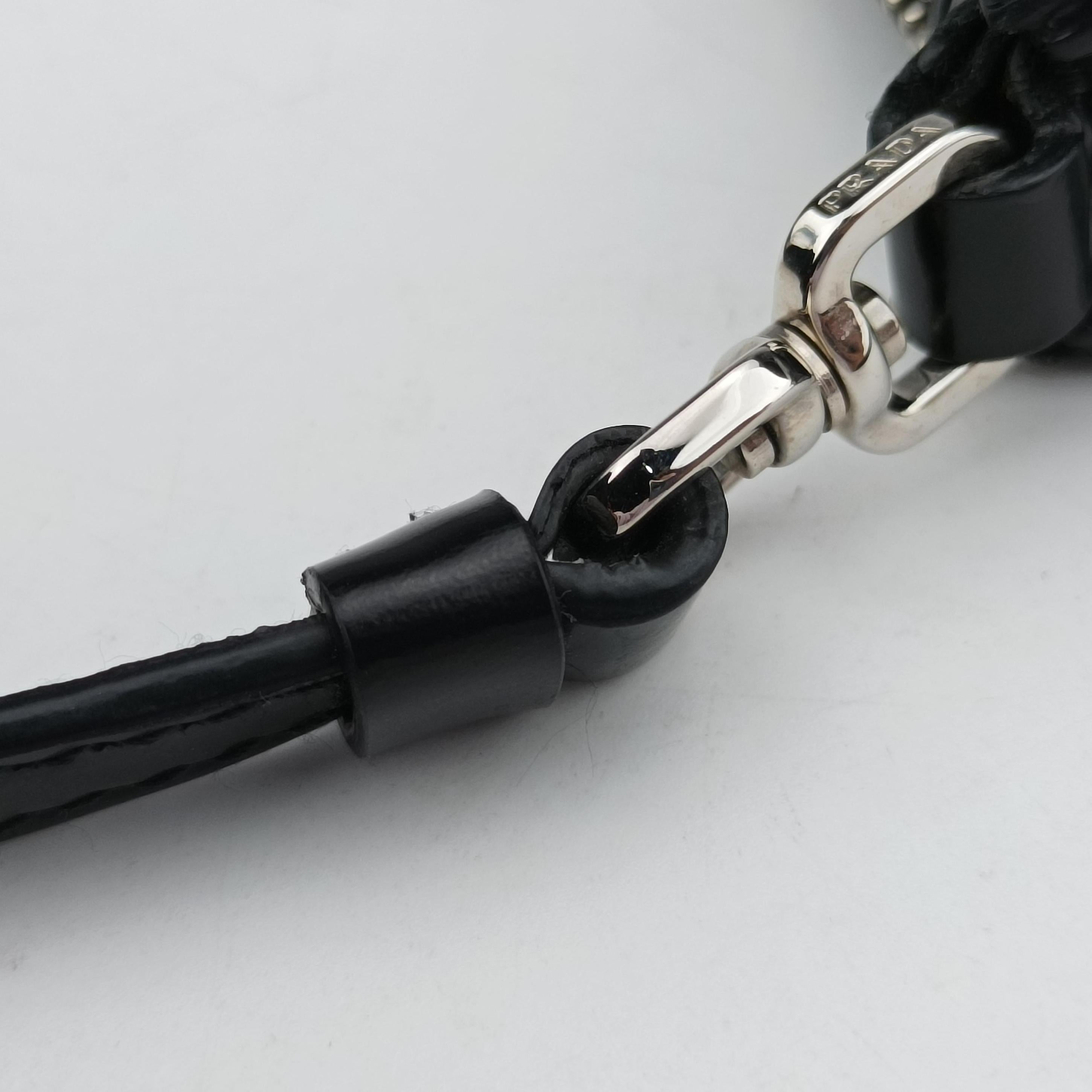 Triangle Logo Black leather 1BC155 31/7トライアングルロゴ ブラック レザー 1BC155 31/7