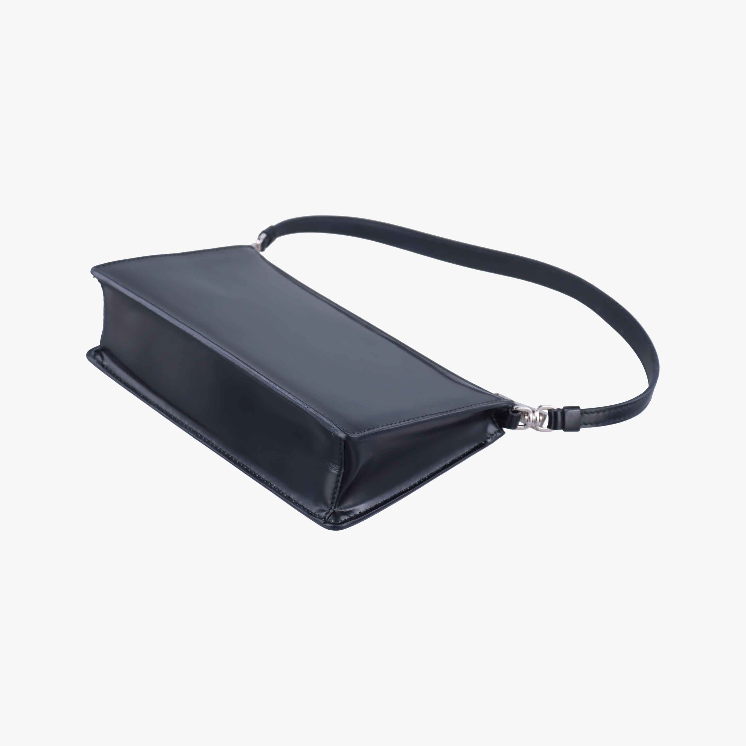 Triangle Logo Black leather 1BC155 31/7トライアングルロゴ ブラック レザー 1BC155 31/7