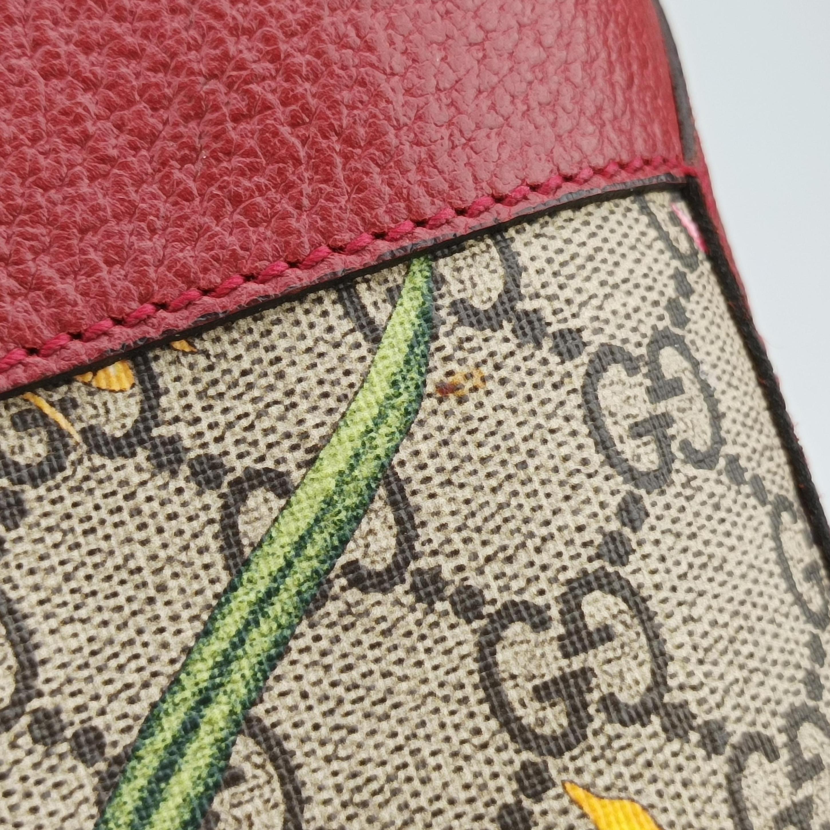 Ophidia Beige×Multicolour PVC coated canvas 547947 H030449991オフィディア ベージュ×マルチカラー PVCコーティングキャンバス 547947 H030449991