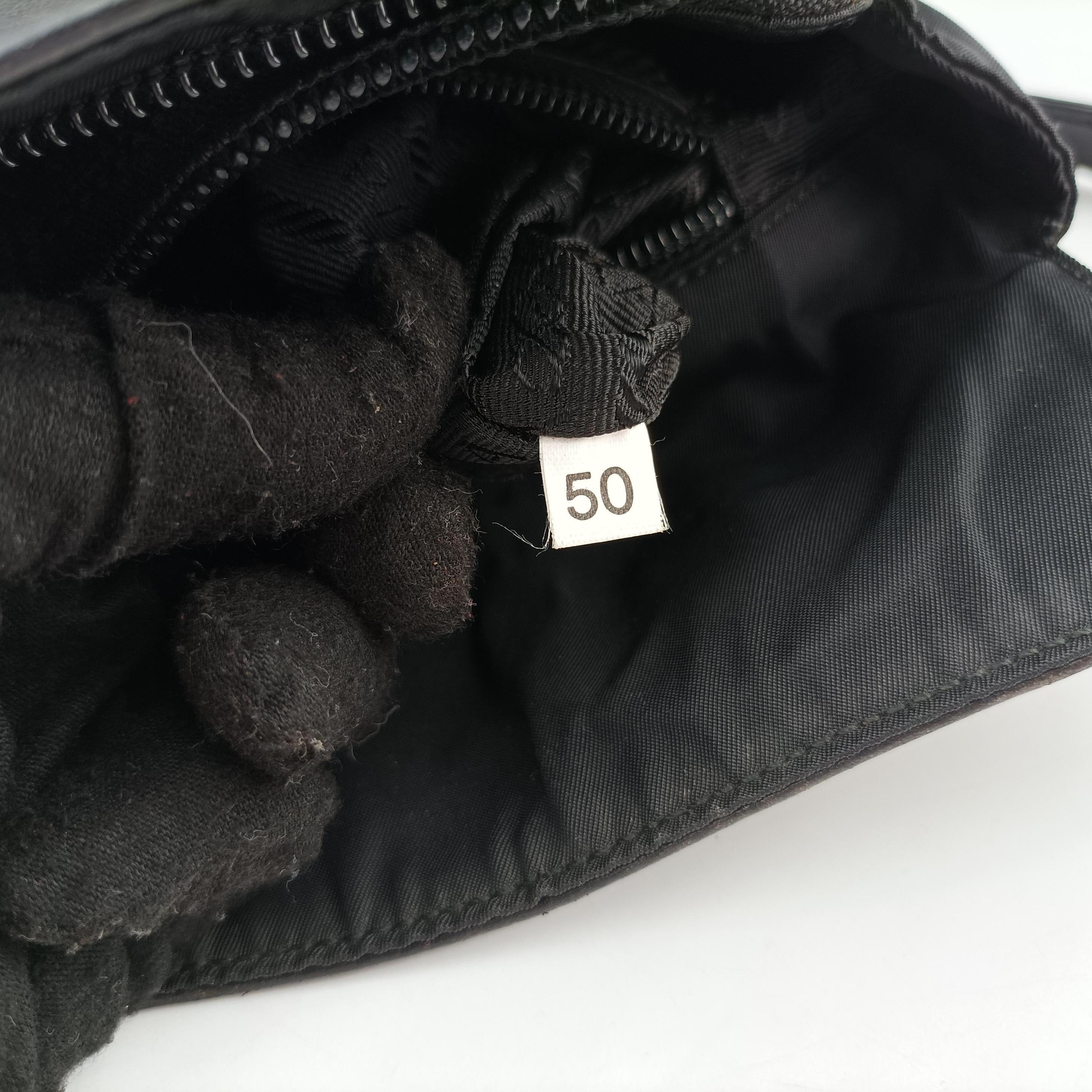 Nappa Catena Black Leather 50ナッパカテナ ブラック レザー 50