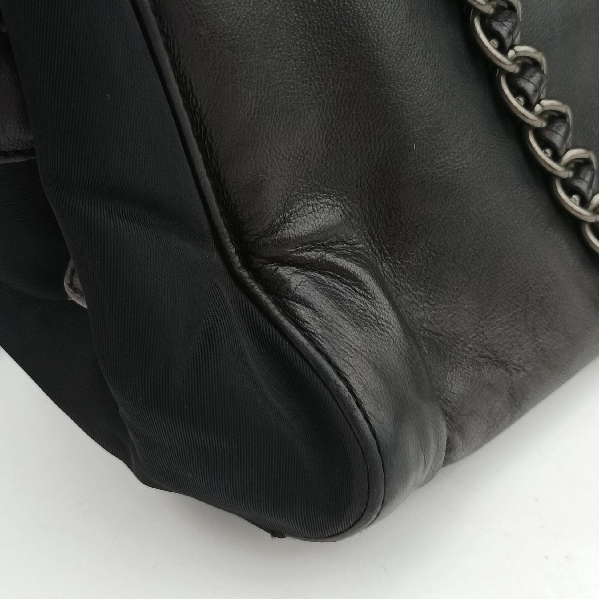 Nappa Catena Black Leather 50ナッパカテナ ブラック レザー 50