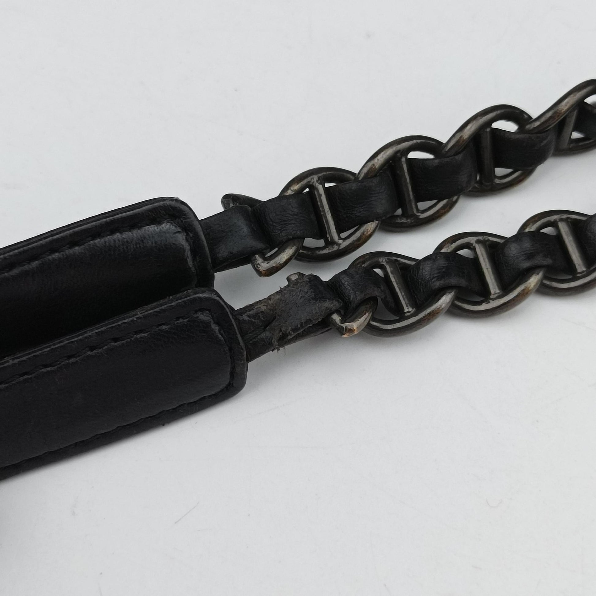 Nappa Catena Black Leather 50ナッパカテナ ブラック レザー 50