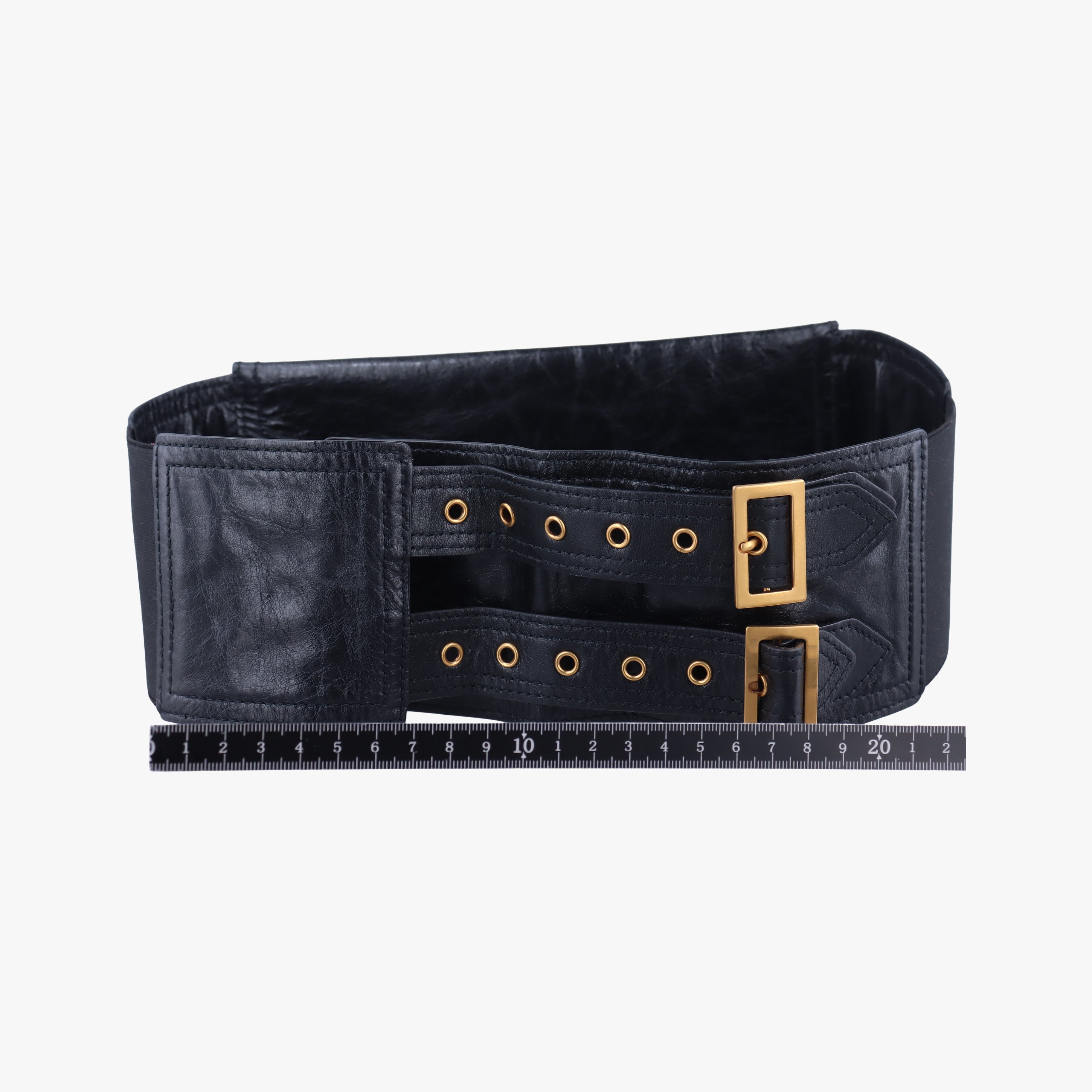Saddle Belt Black Leather 35-MA-0169サドルベルト ブラック レザー 35-MA-0169