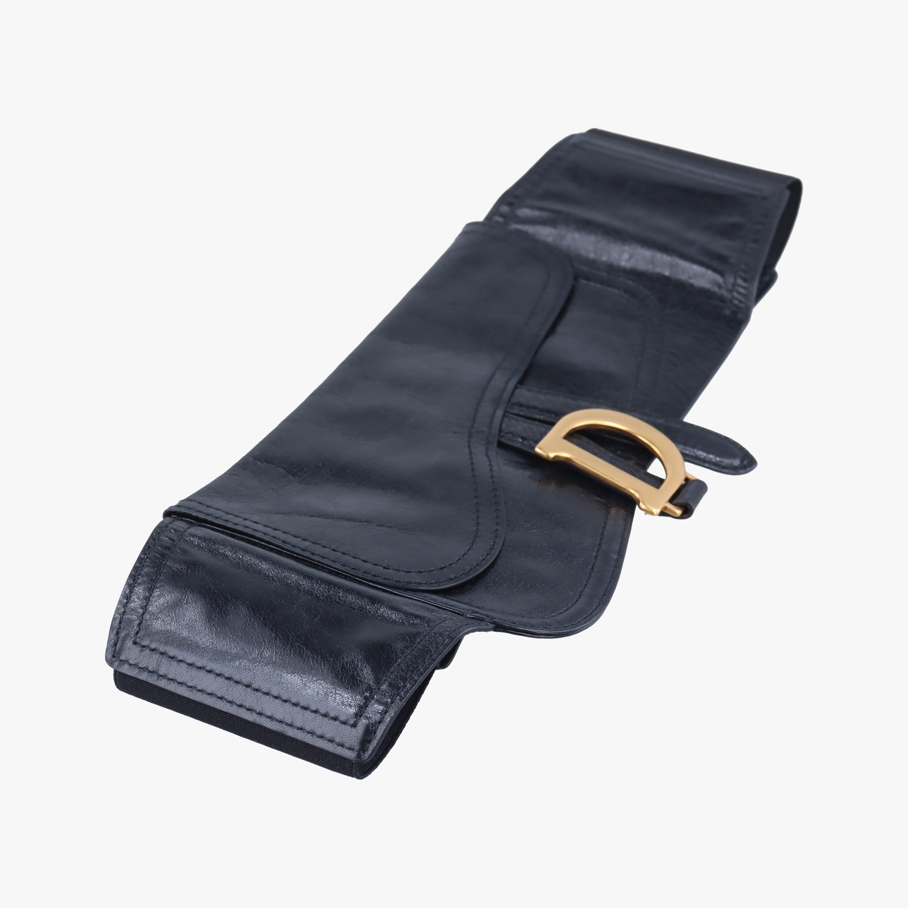 Saddle Belt Black Leather 35-MA-0169サドルベルト ブラック レザー 35-MA-0169