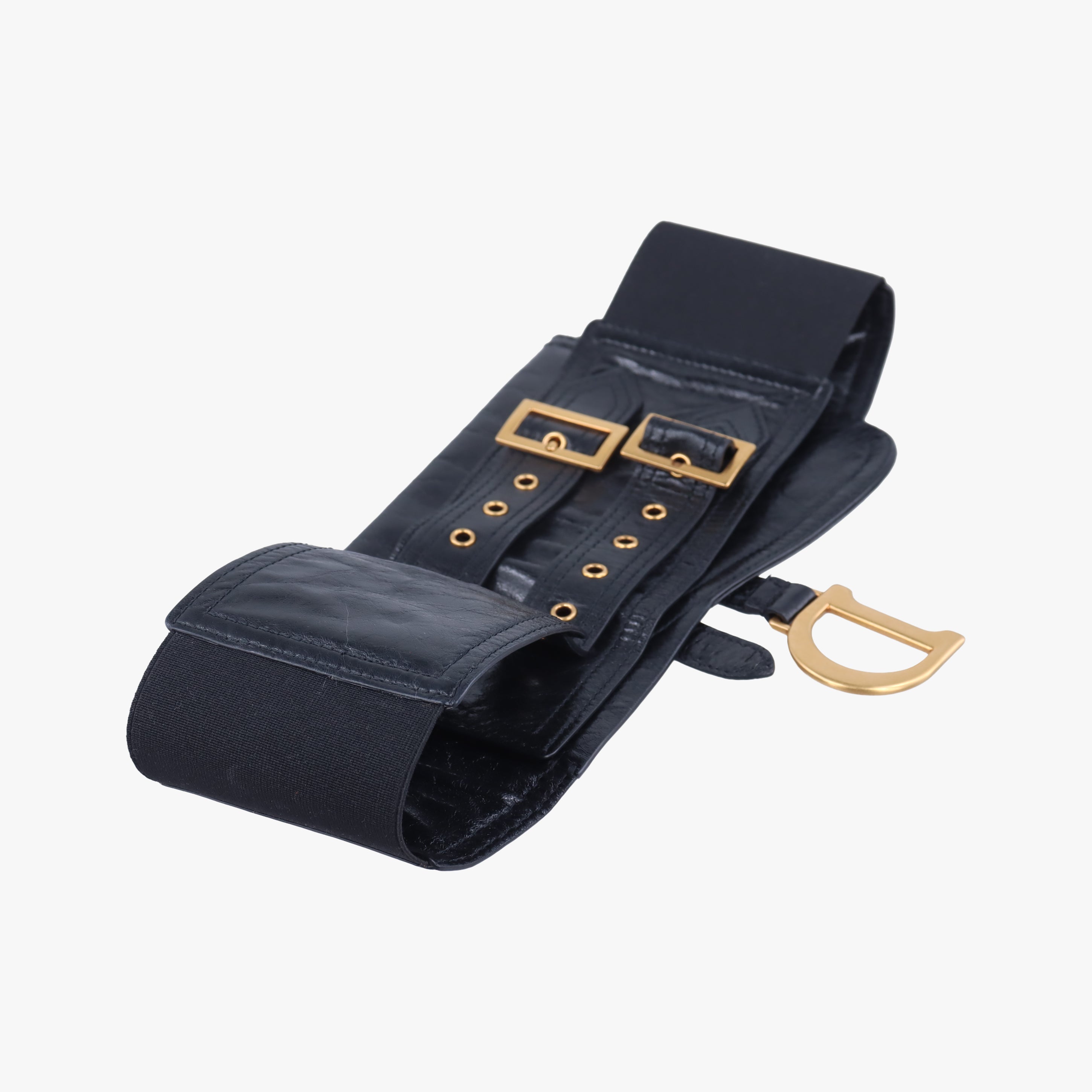 Saddle Belt Black Leather 35-MA-0169サドルベルト ブラック レザー 35-MA-0169