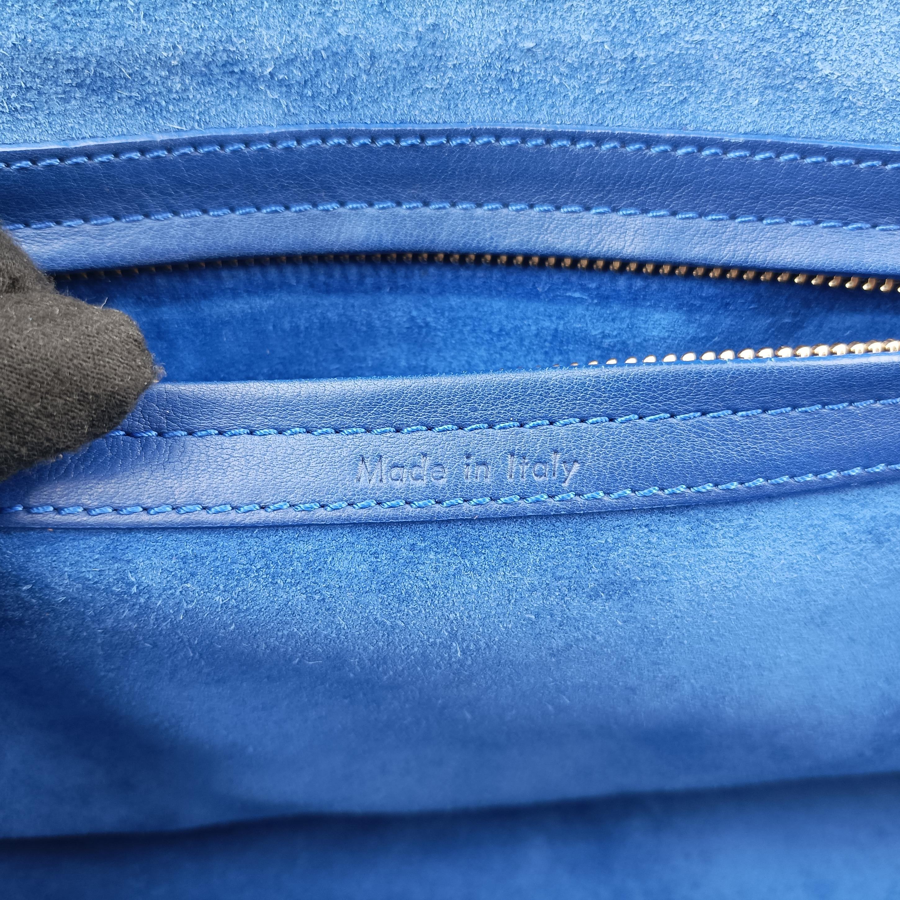 Luggage Phantom Tote Blue leather F-TB-0152ラゲージファントム トート ブルー レザー F-TB-0152