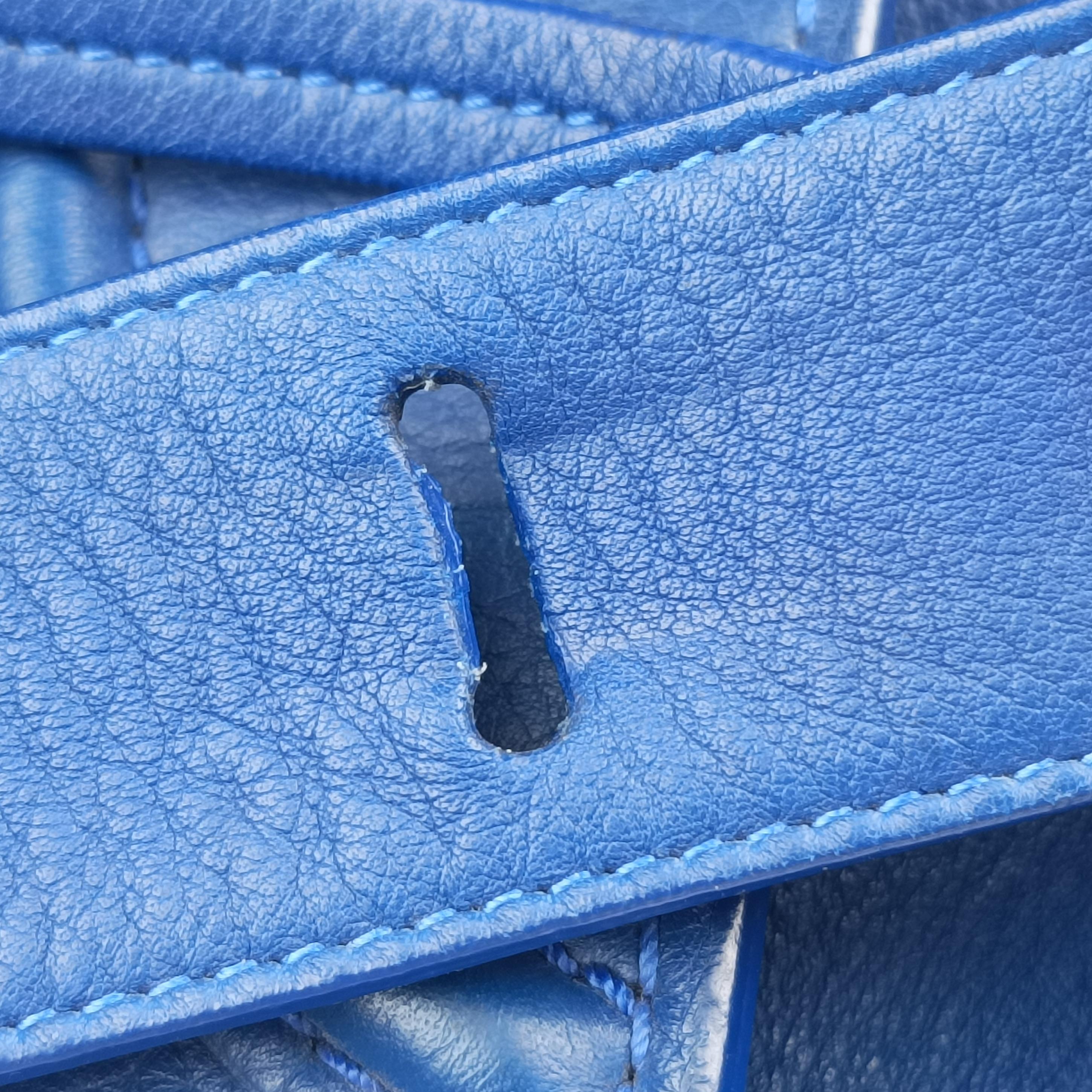 Luggage Phantom Tote Blue leather F-TB-0152ラゲージファントム トート ブルー レザー F-TB-0152