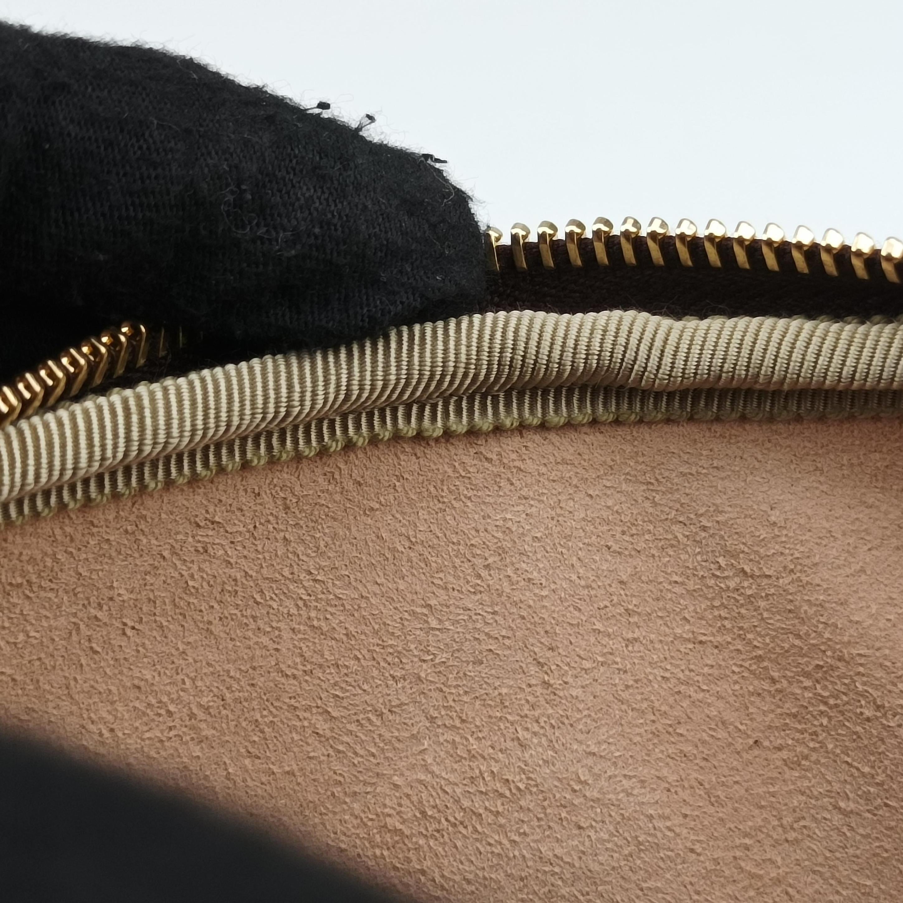 Ophidia Brown×green×red PVC coated canvas×leather 519308 オフィディア ブラウン×グリーン×レッド PVCコーティングキャンバス×レザー 519308 