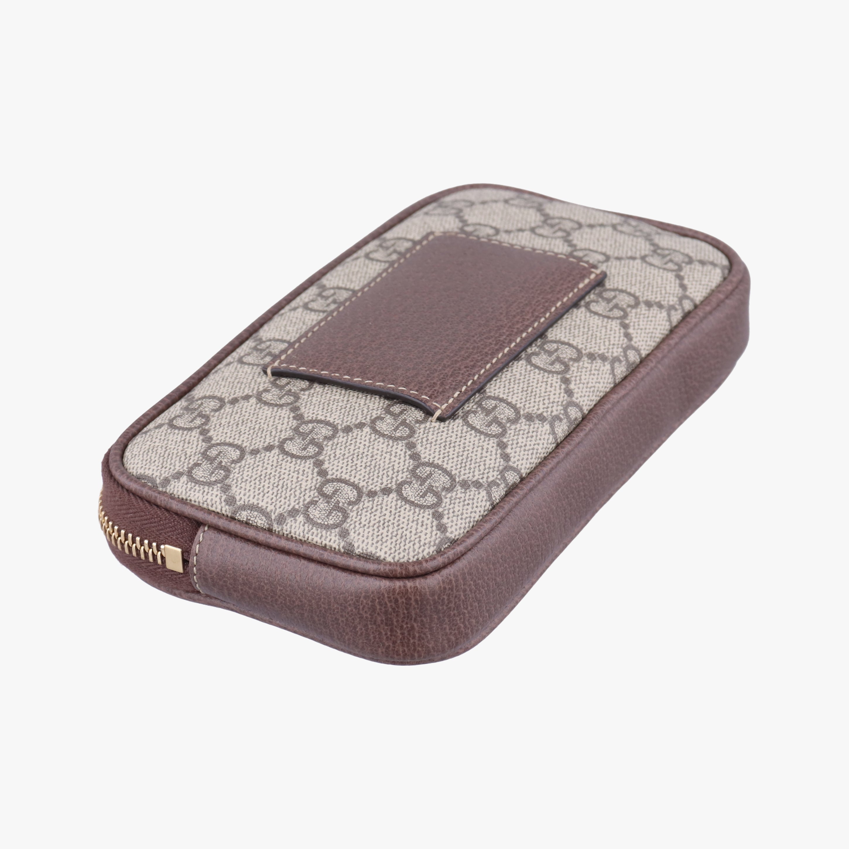 Ophidia Brown×green×red PVC coated canvas×leather 519308 オフィディア ブラウン×グリーン×レッド PVCコーティングキャンバス×レザー 519308 