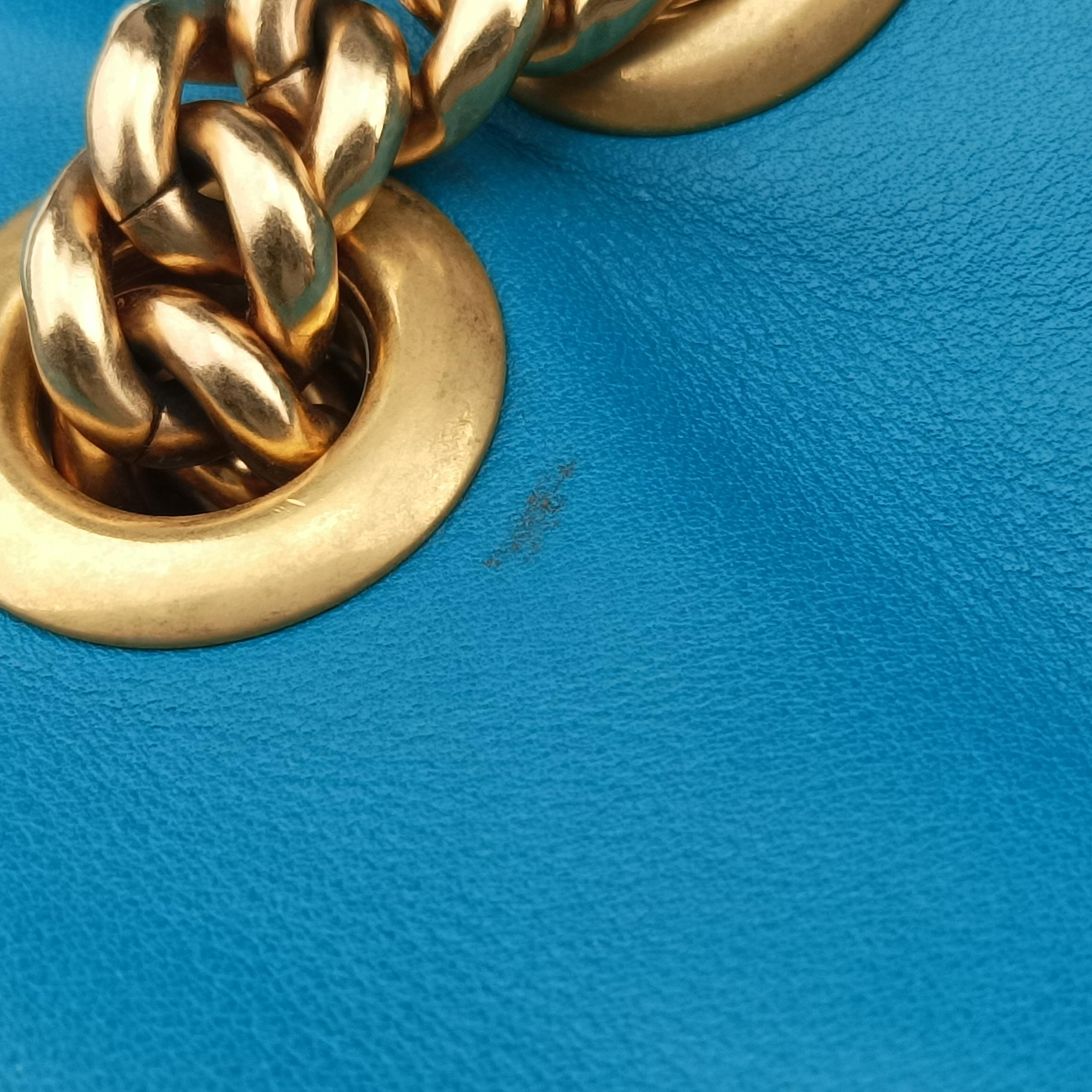 GG Marmont Blue velour 446744 I023595000GGマーモント ブルー ベロア 446744 I023595000