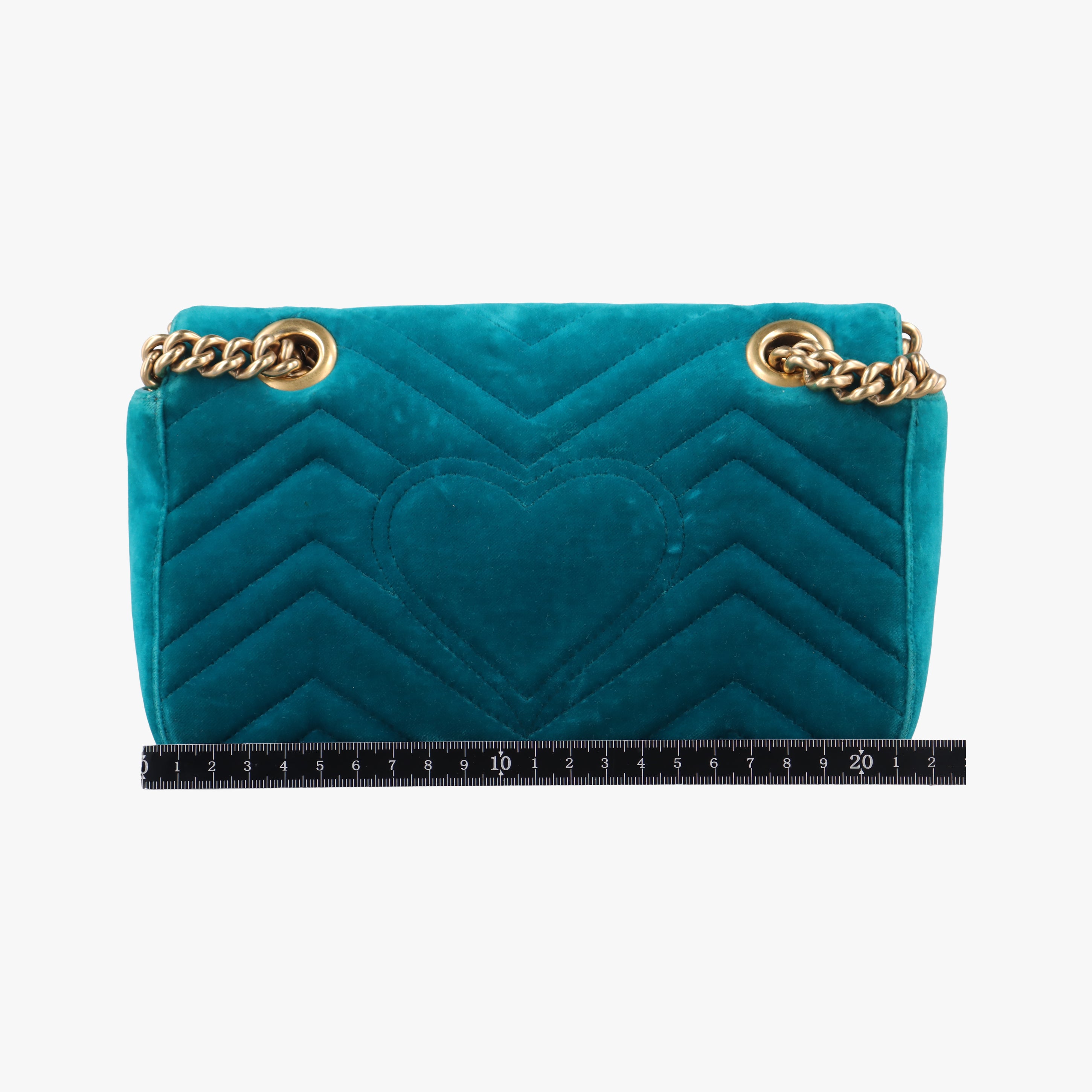 GG Marmont Blue velour 446744 I023595000GGマーモント ブルー ベロア 446744 I023595000