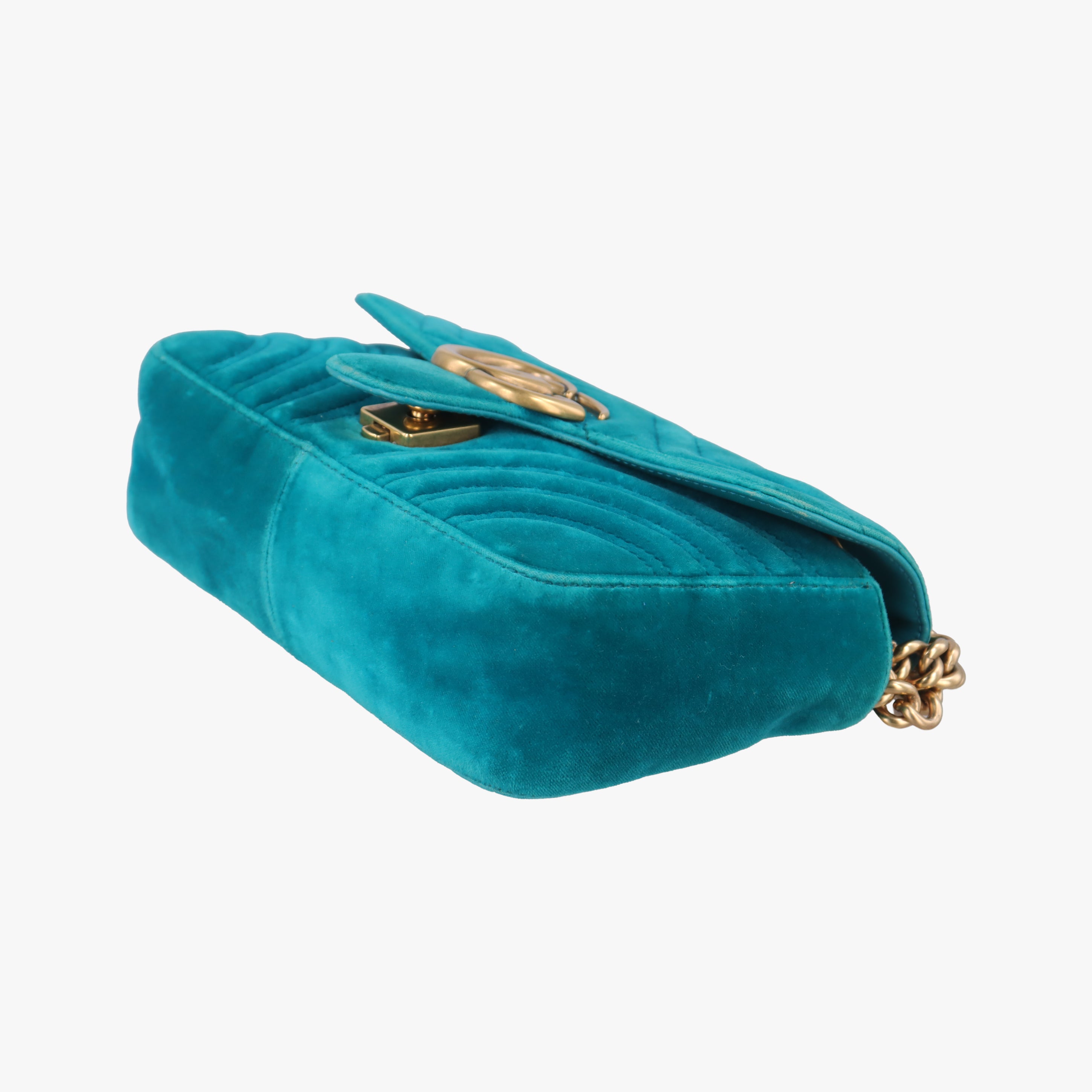 GG Marmont Blue velour 446744 I023595000GGマーモント ブルー ベロア 446744 I023595000