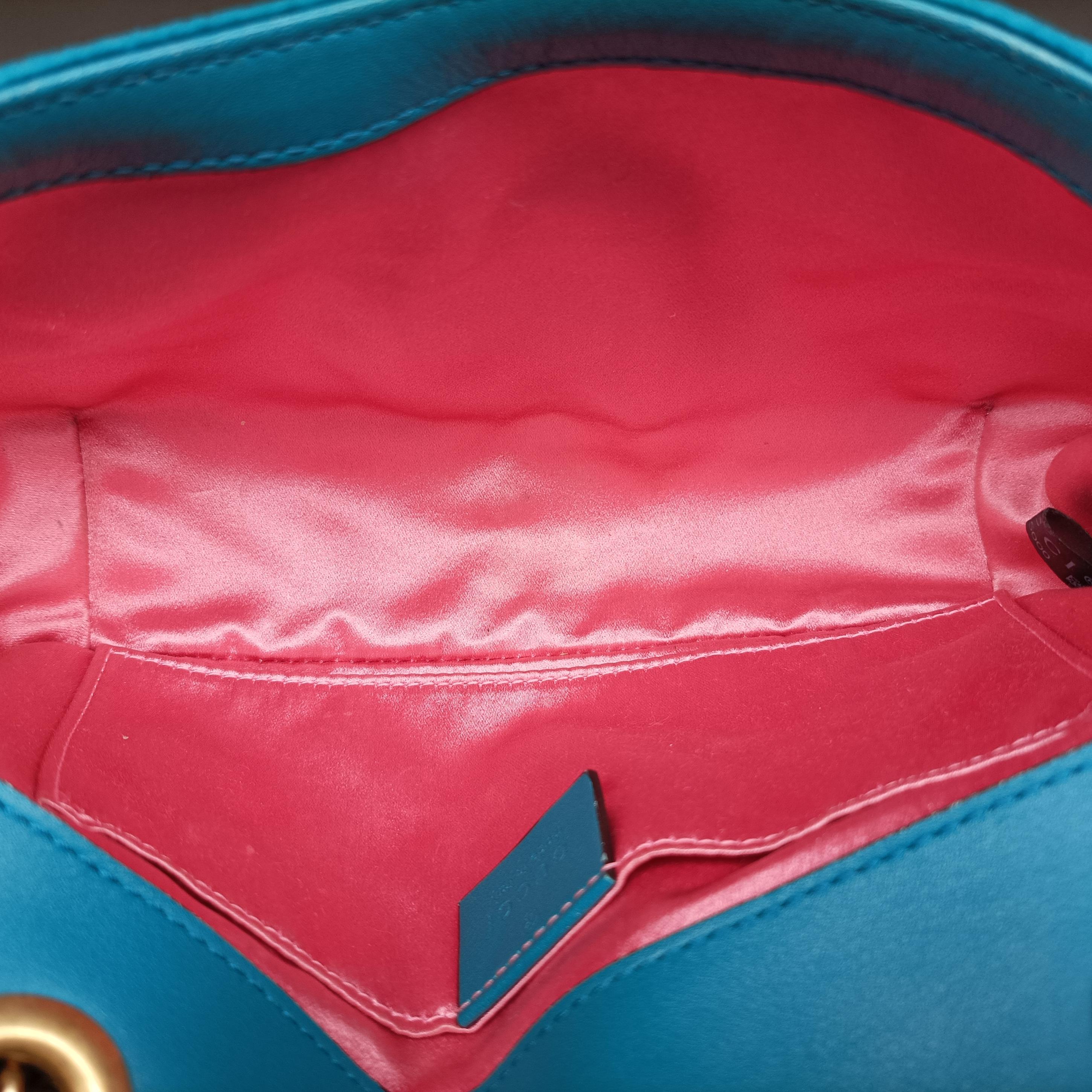 GG Marmont Blue velour 446744 I023595000GGマーモント ブルー ベロア 446744 I023595000