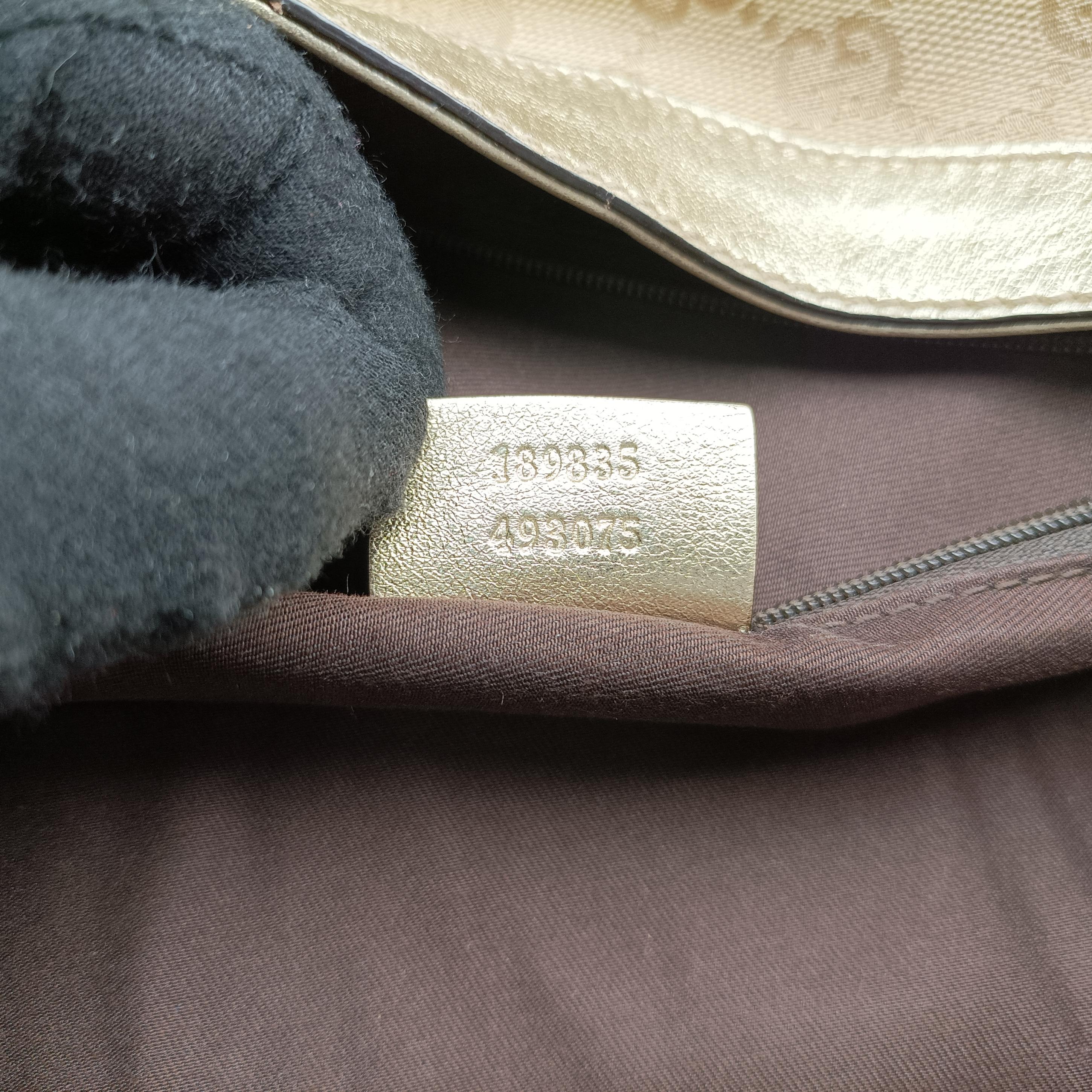 Abbey D-ring Hobo Beige canvas 189835 E2139784アビー Dリング ホーボー ベージュ キャンバス 189835 E2139784