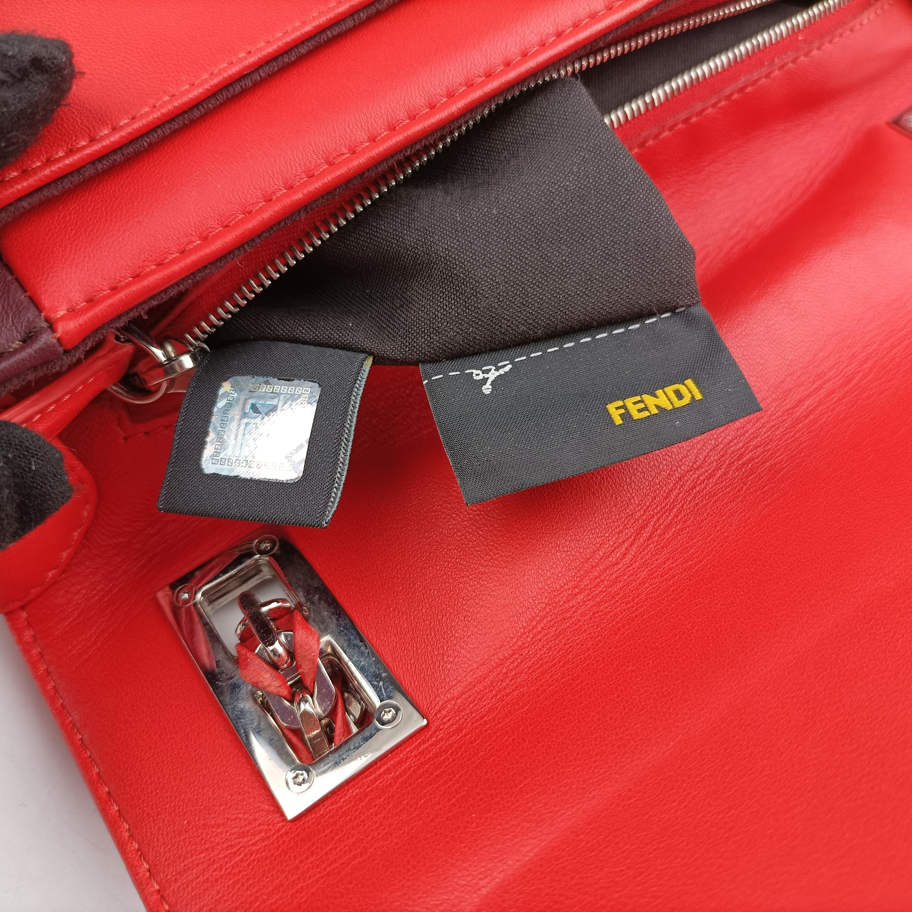 Be Baguette Red×Burgundy Leather 8BR677 8BR677-W2E-149-2566ビー バゲット レッド ×ワインレッド レザー 8BR677 8BR677-W2E-149-2566