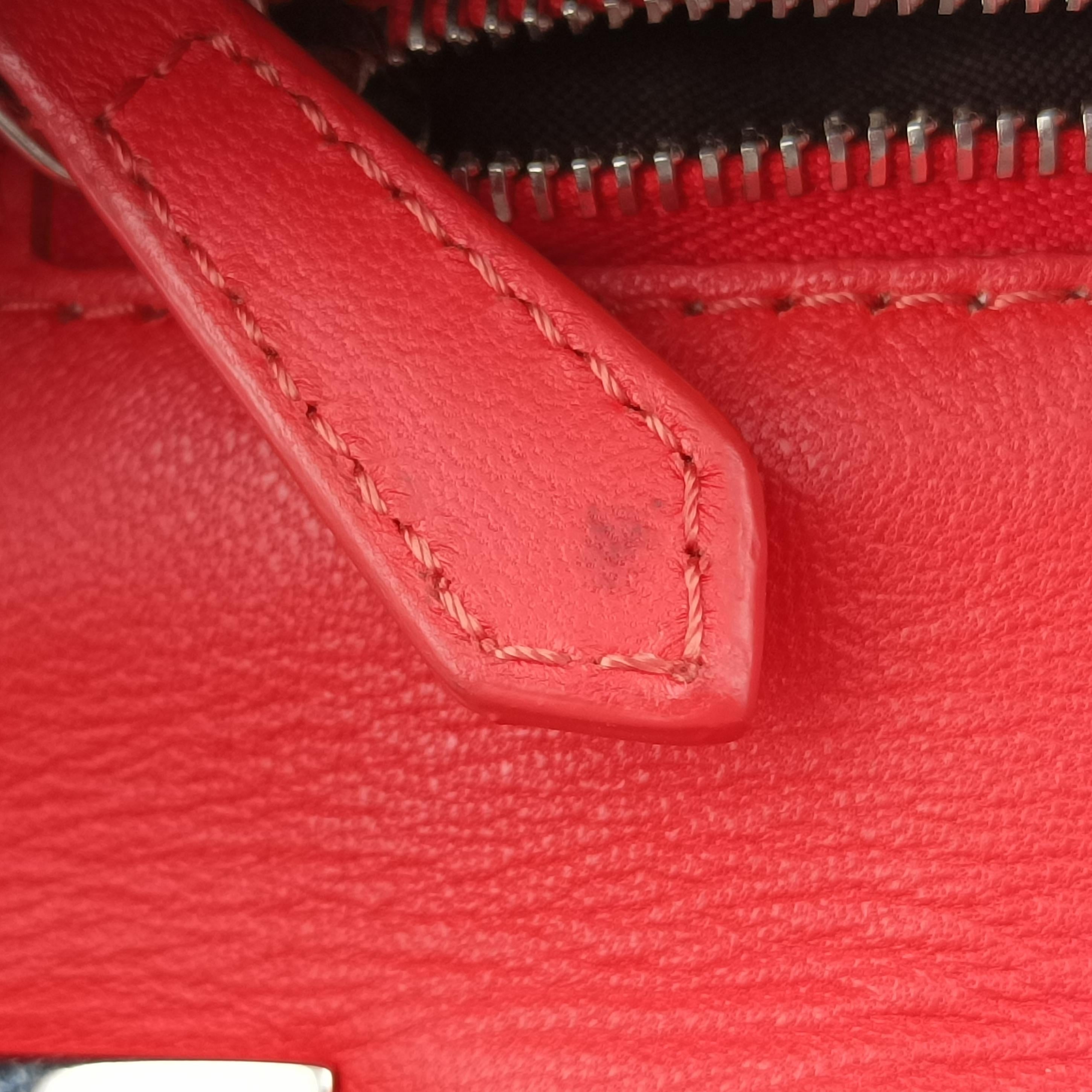 Be Baguette Red×Burgundy Leather 8BR677 8BR677-W2E-149-2566ビー バゲット レッド ×ワインレッド レザー 8BR677 8BR677-W2E-149-2566