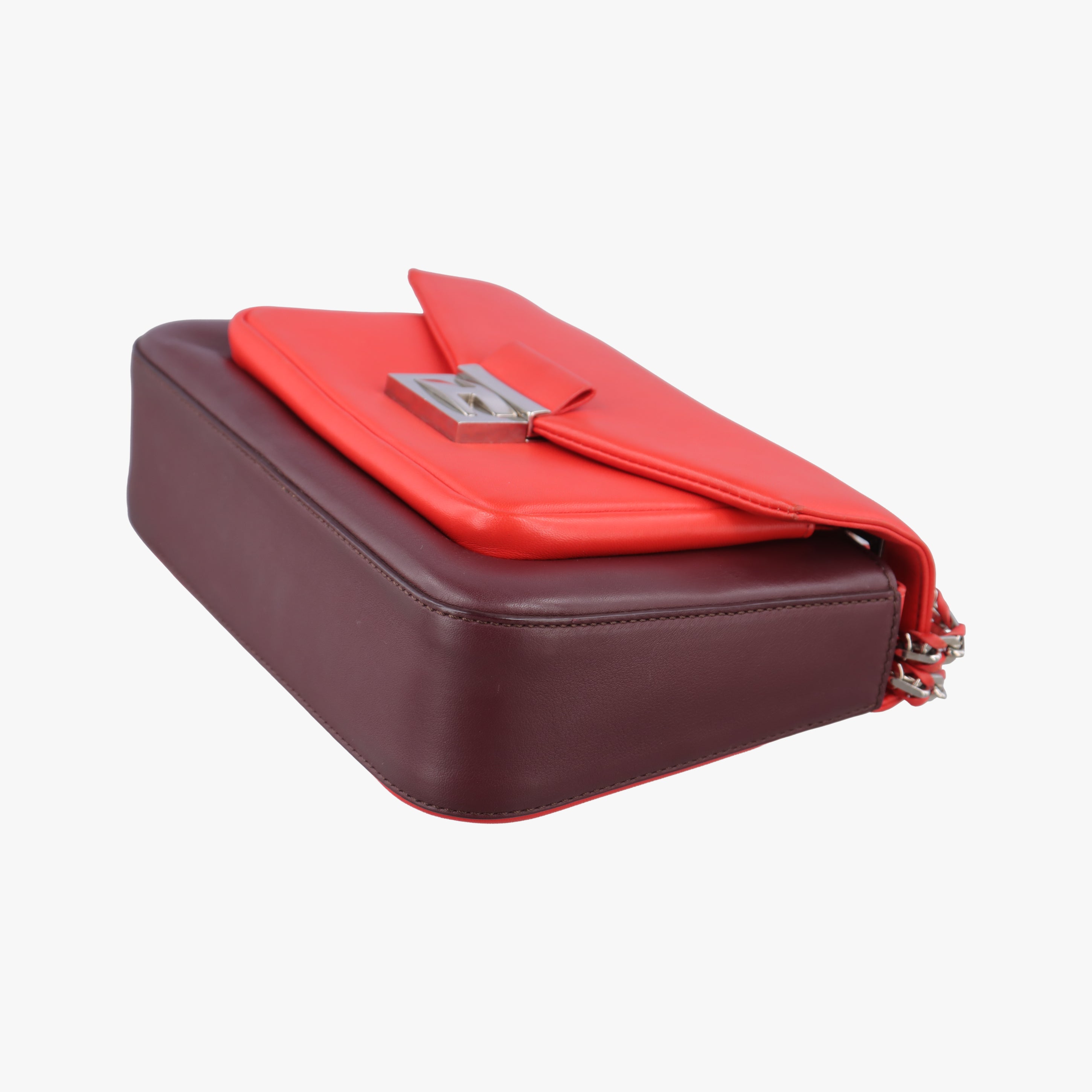 Be Baguette Red×Burgundy Leather 8BR677 8BR677-W2E-149-2566ビー バゲット レッド ×ワインレッド レザー 8BR677 8BR677-W2E-149-2566