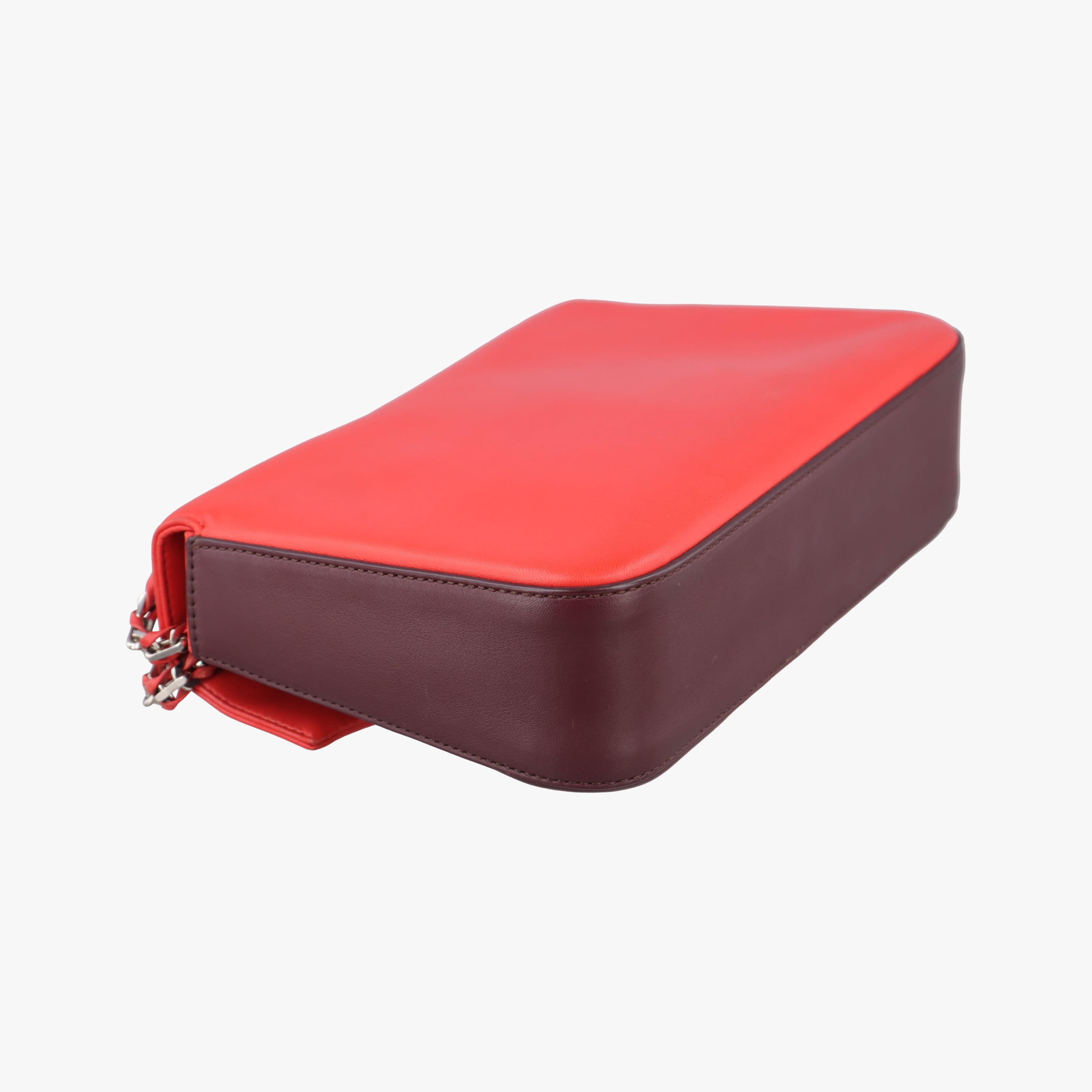 Be Baguette Red×Burgundy Leather 8BR677 8BR677-W2E-149-2566ビー バゲット レッド ×ワインレッド レザー 8BR677 8BR677-W2E-149-2566