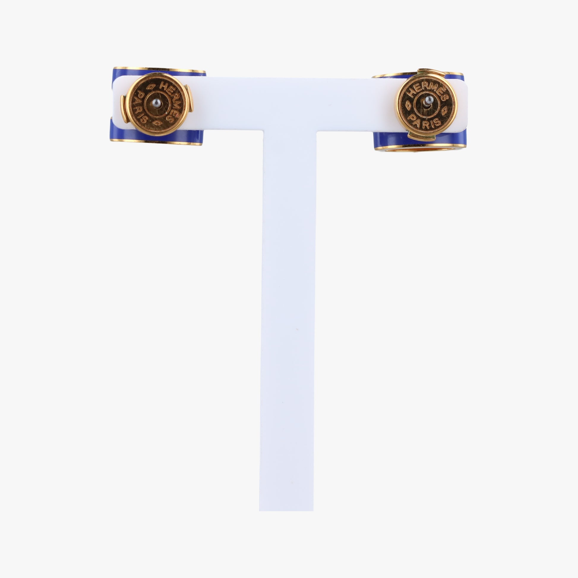 Pop H Earrings Golden×Blue GP ポップエイチ イヤリング ゴールド×ブルー GP 