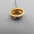 Pop H Earrings Golden×Blue GP ポップエイチ イヤリング ゴールド×ブルー GP 