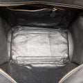 Luggage Mini Shopper Beige×white×black Leather U-CE-0131ラゲージミニショッパー ベージュ×ホワイト×ブラック レザー U-CE-0131