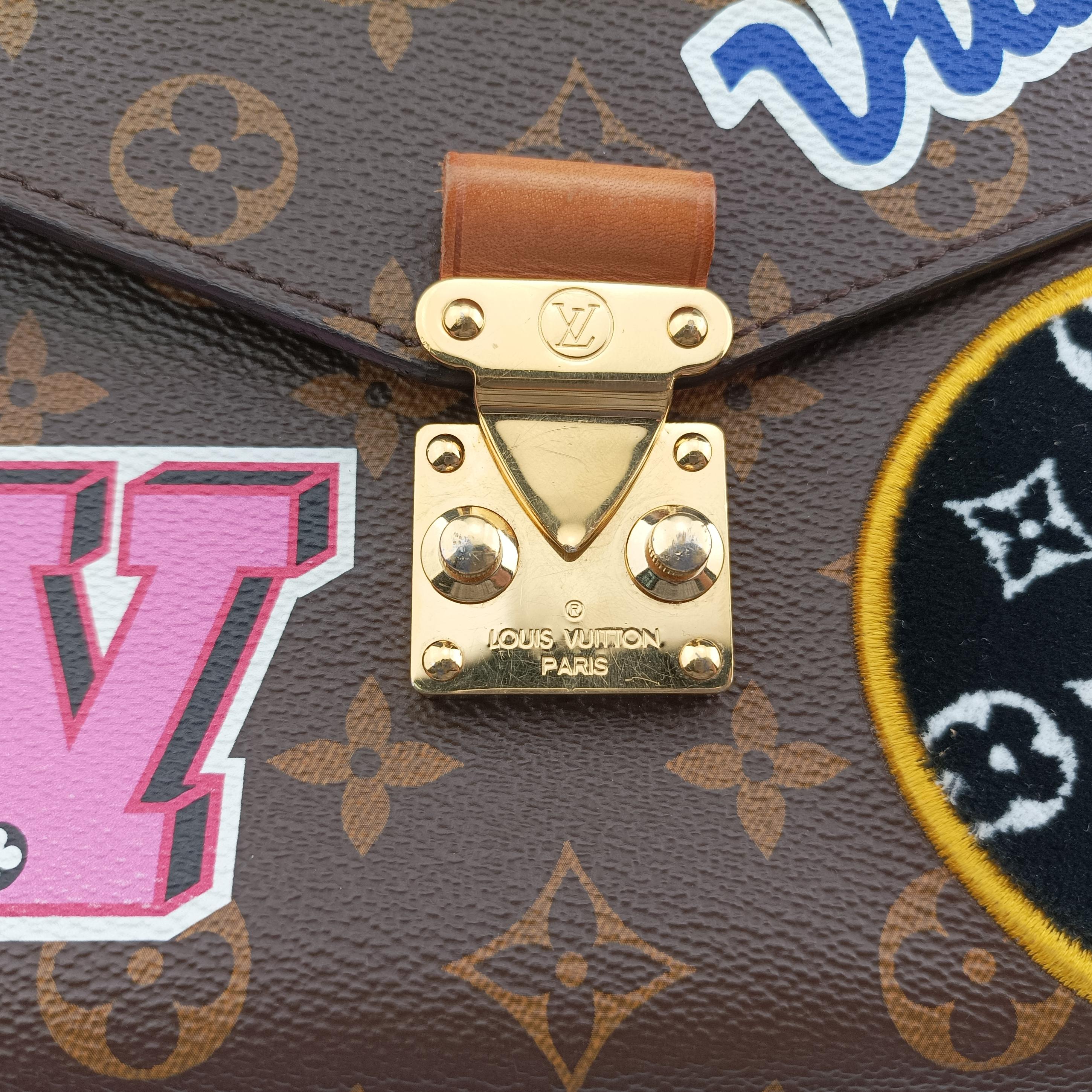 Pochette MeTIS MM Brown×multicolor Monogram Patches M43991 DR2198ポシェット メティス モノグラム/ブラウン×マルチカラー モノグラムパッチーズ M43991 DR2198