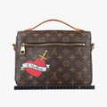 Pochette MeTIS MM Brown×multicolor Monogram Patches M43991 DR2198ポシェット メティス モノグラム/ブラウン×マルチカラー モノグラムパッチーズ M43991 DR2198