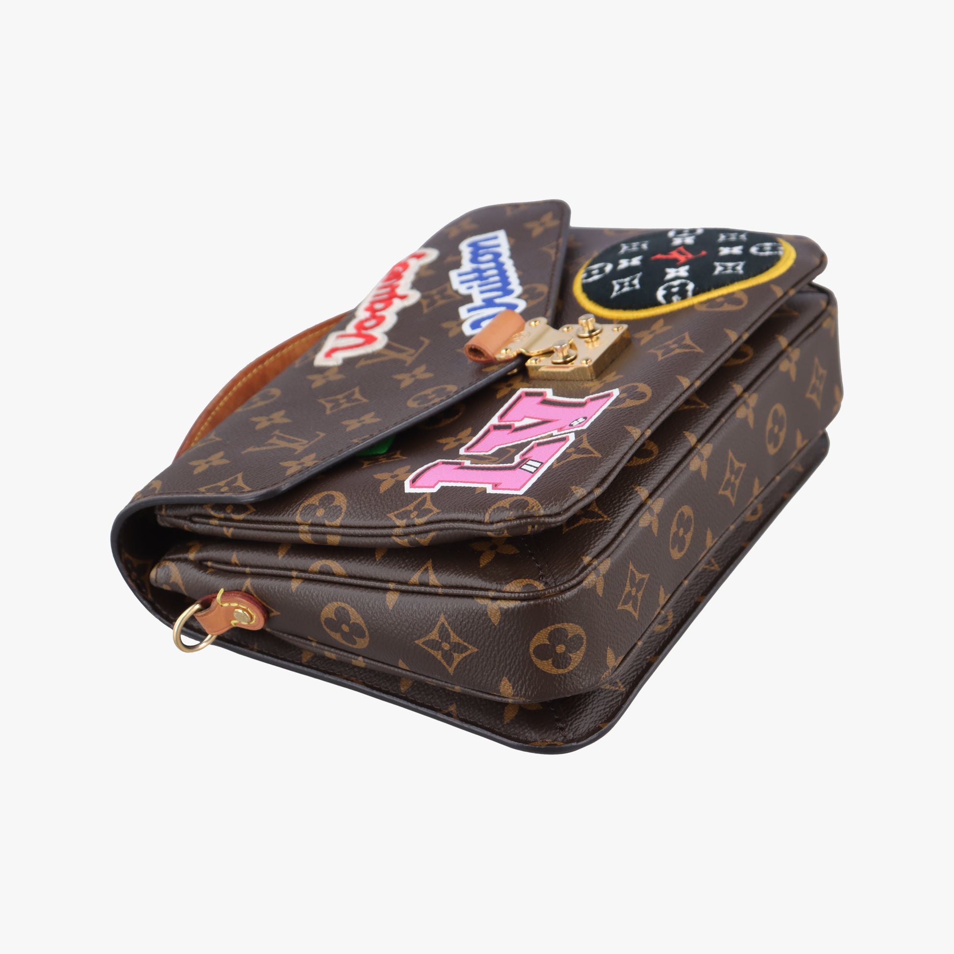 Pochette MeTIS MM Brown×multicolor Monogram Patches M43991 DR2198ポシェット メティス モノグラム/ブラウン×マルチカラー モノグラムパッチーズ M43991 DR2198