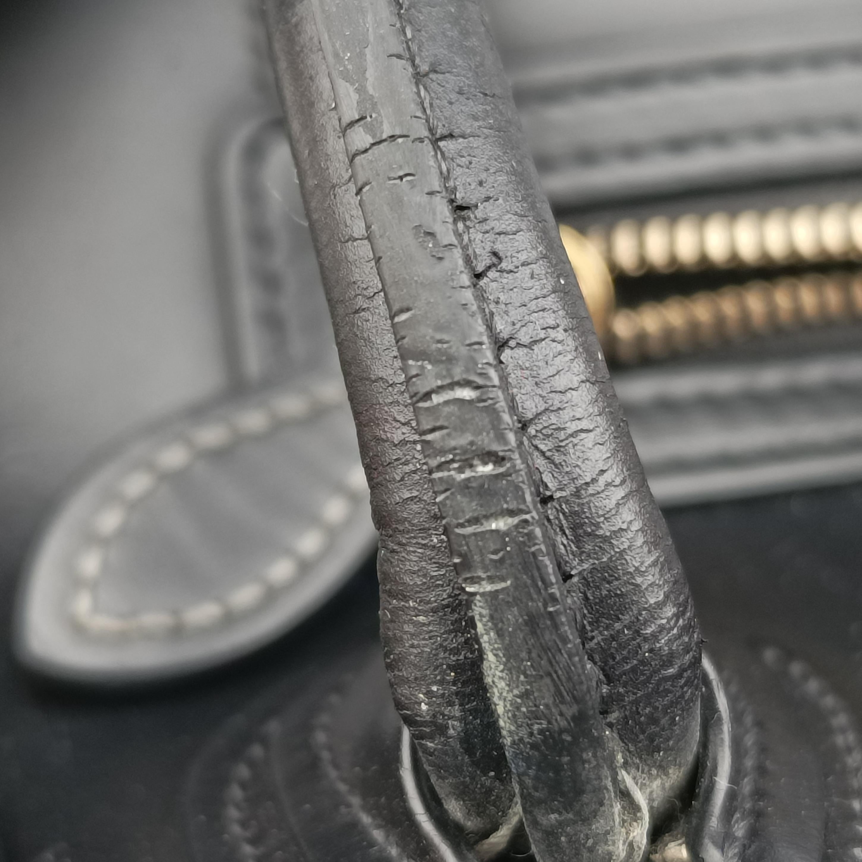 luggage nano shopper Black×beige leather F-CU-1176ラゲージナノショッパー ブラック×ベージュ レザー F-CU-1176