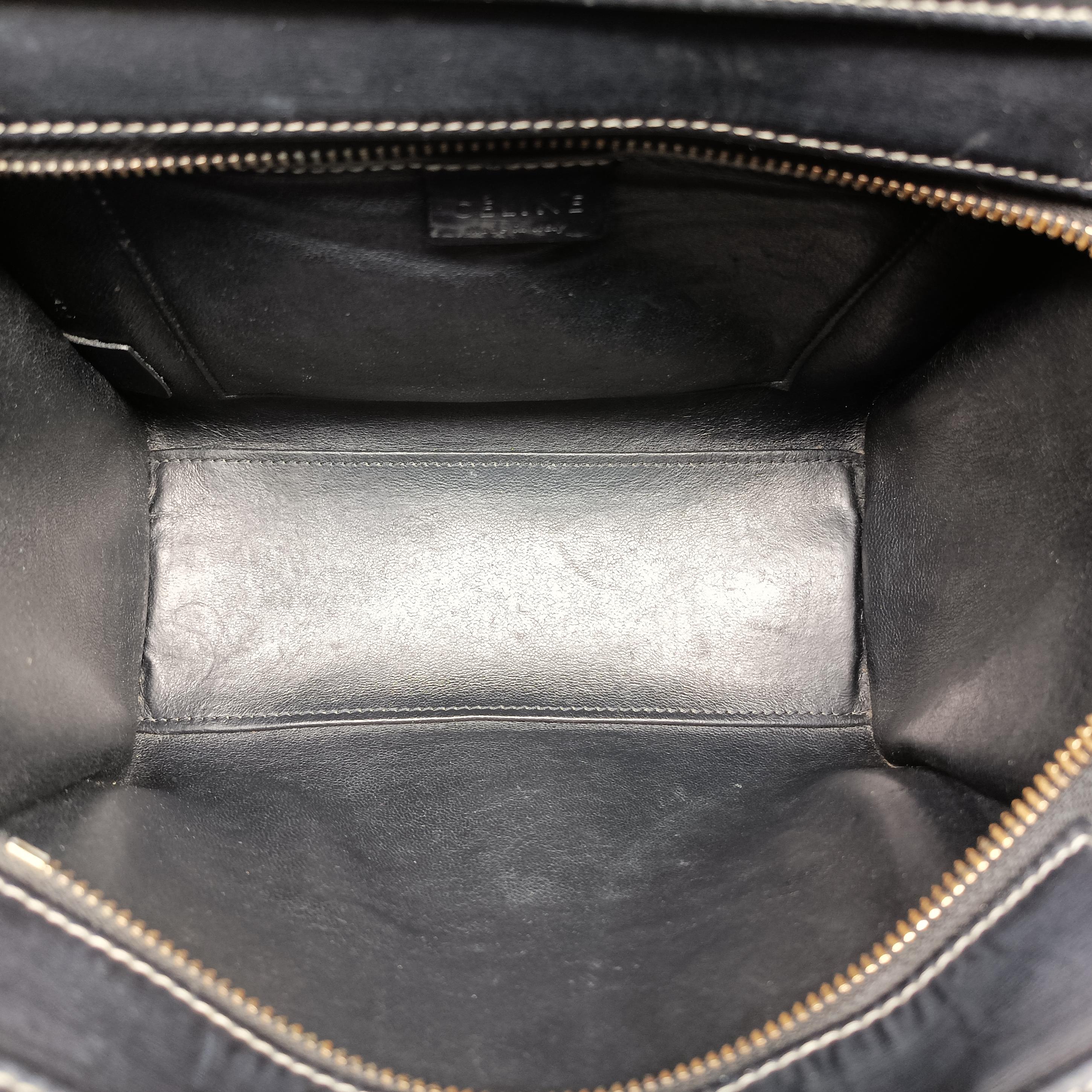 luggage nano shopper Black×beige leather F-CU-1176ラゲージナノショッパー ブラック×ベージュ レザー F-CU-1176